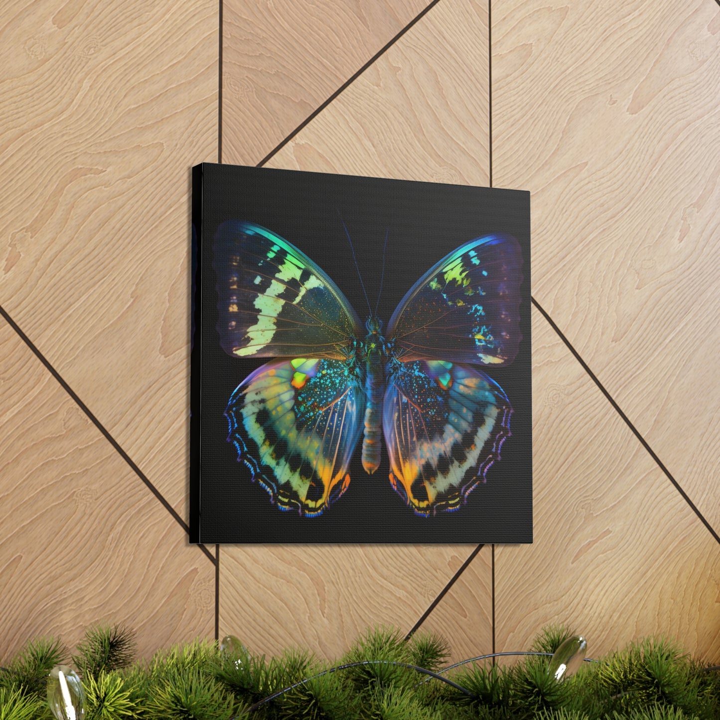 Canvas Gallery Wraps Neon Butterfly Flair 4
