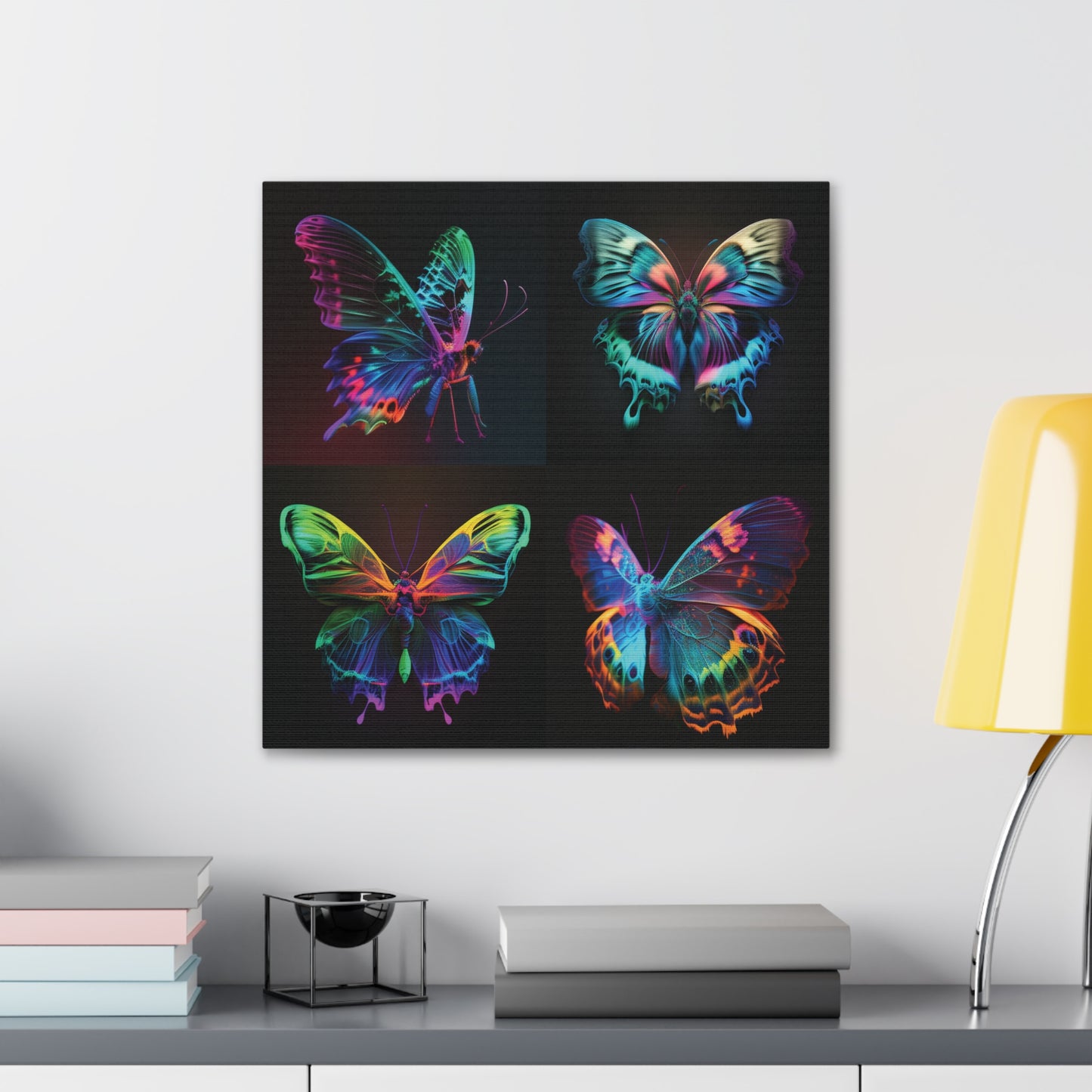 Canvas Gallery Wraps Raw Hyper Color Butterfly 5