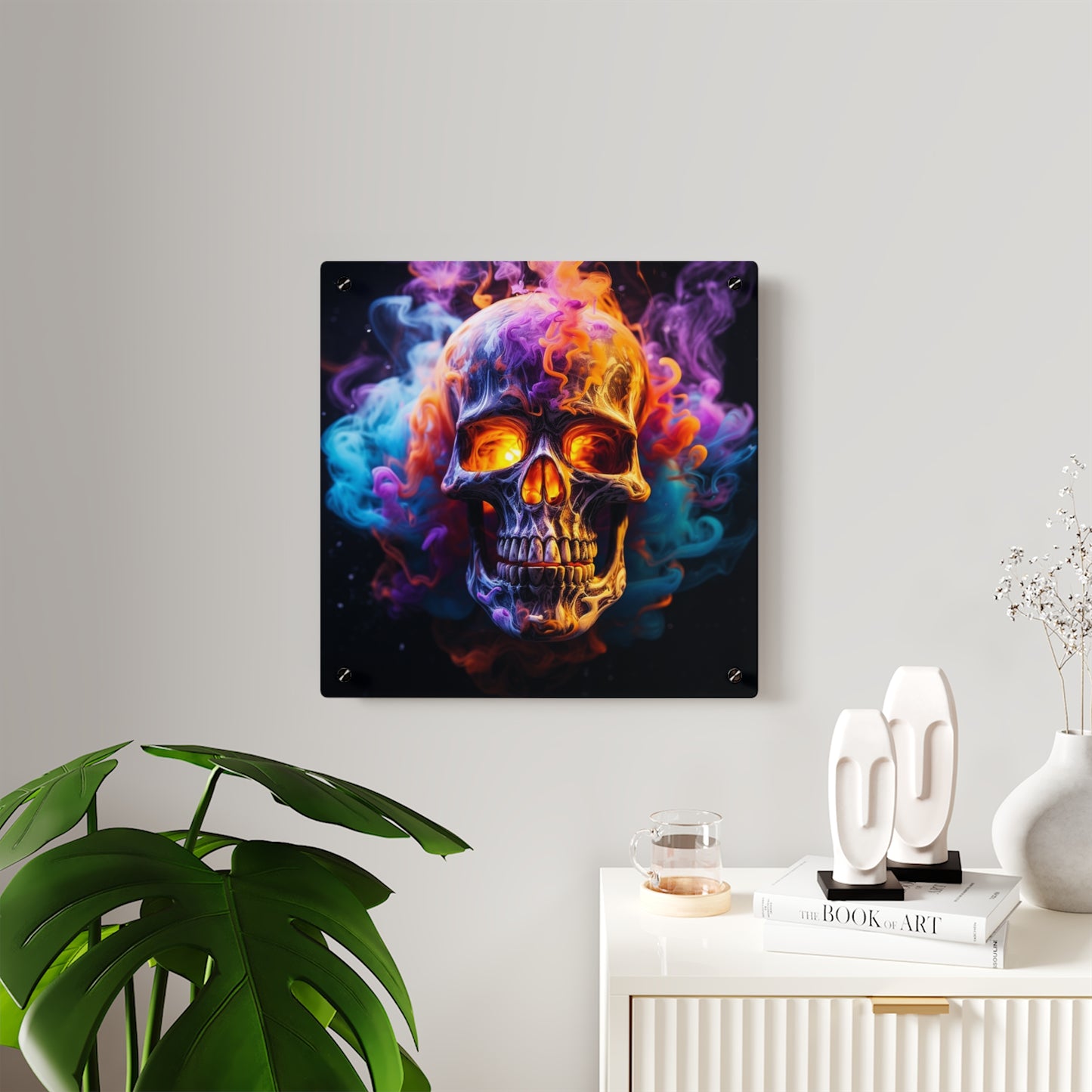 Acrylic Wall Art Panels Macro Skull 2