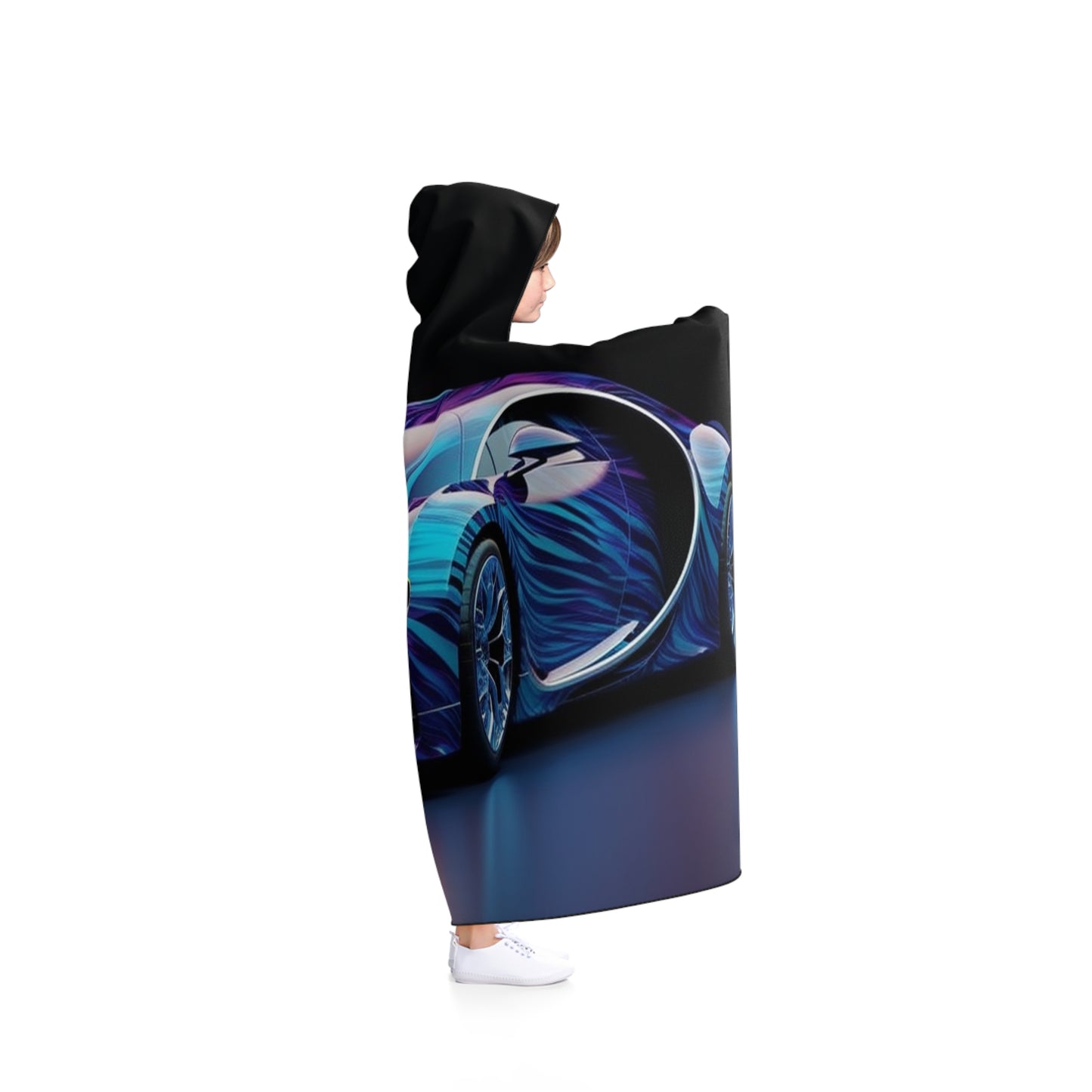 Hooded Blanket Bugatti Abstract Flair 3