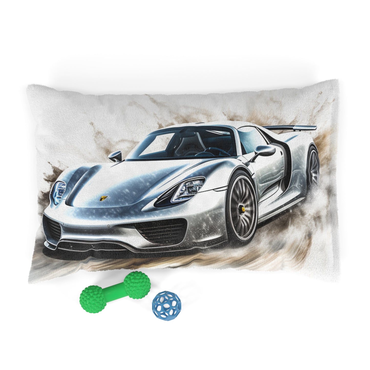 Pet Bed 918 Spyder white background driving fast with water splashing 2