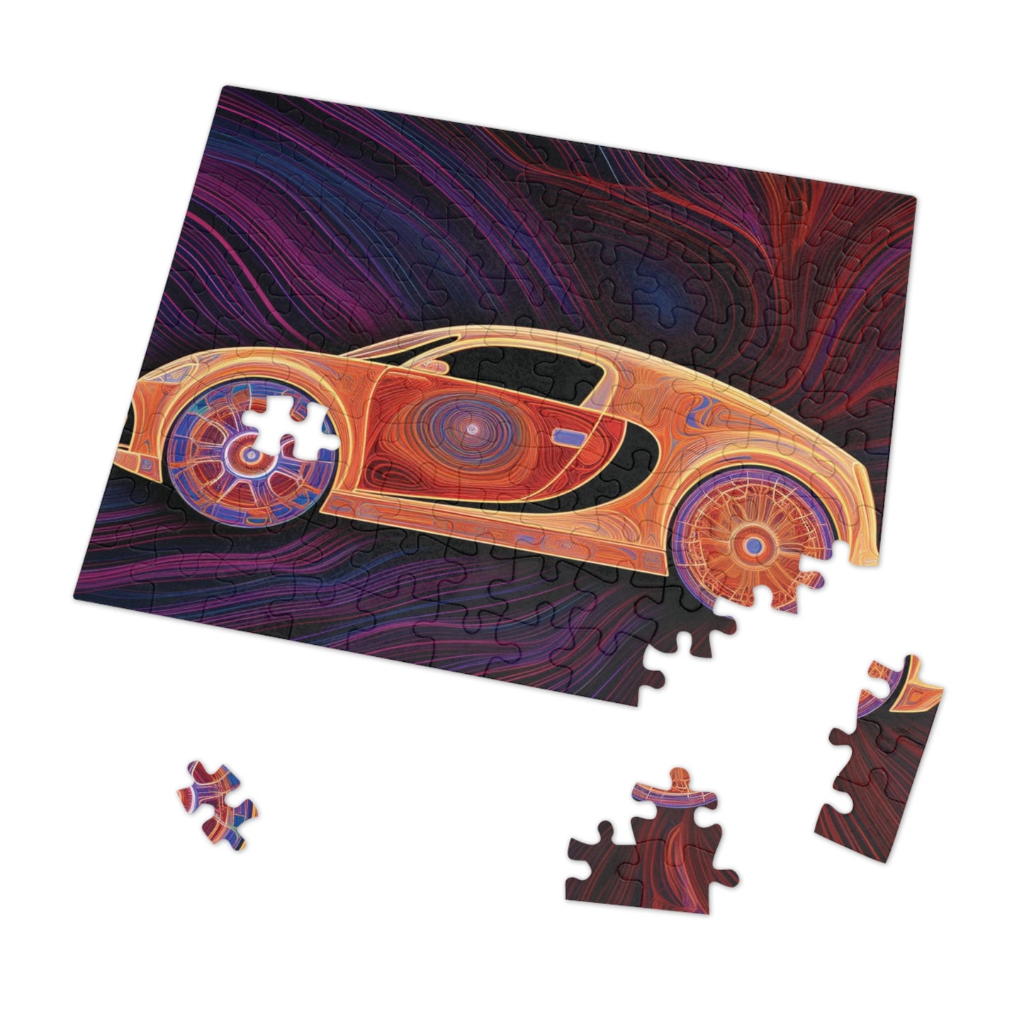 Jigsaw Puzzle (30, 110, 252, 500,1000-Piece) Bugatti Abstract Concept 2