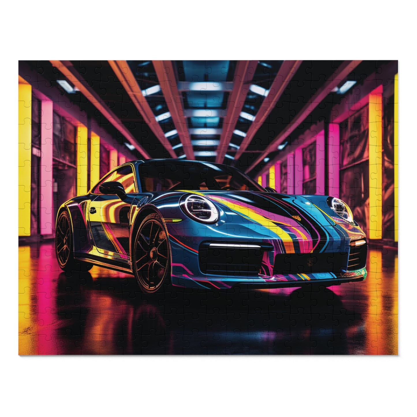 Jigsaw Puzzle (30, 110, 252, 500,1000-Piece) Macro Porsche 1