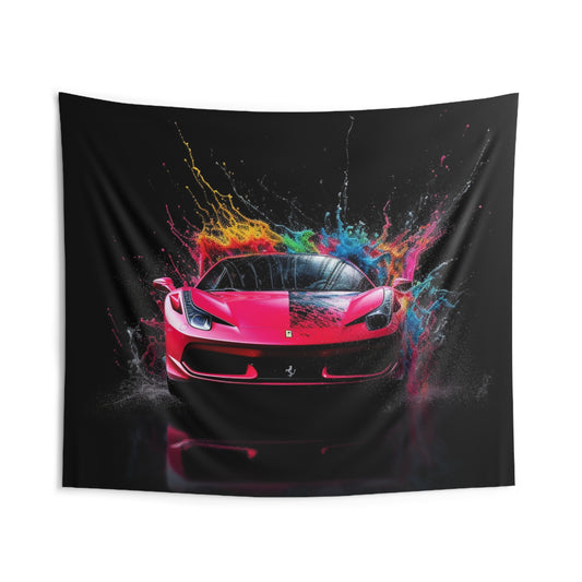 Indoor Wall Tapestries Ferrari Water Splash 2