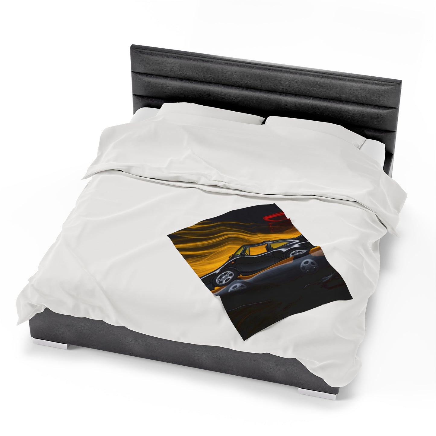 Velveteen Plush Blanket Porsche 933 4