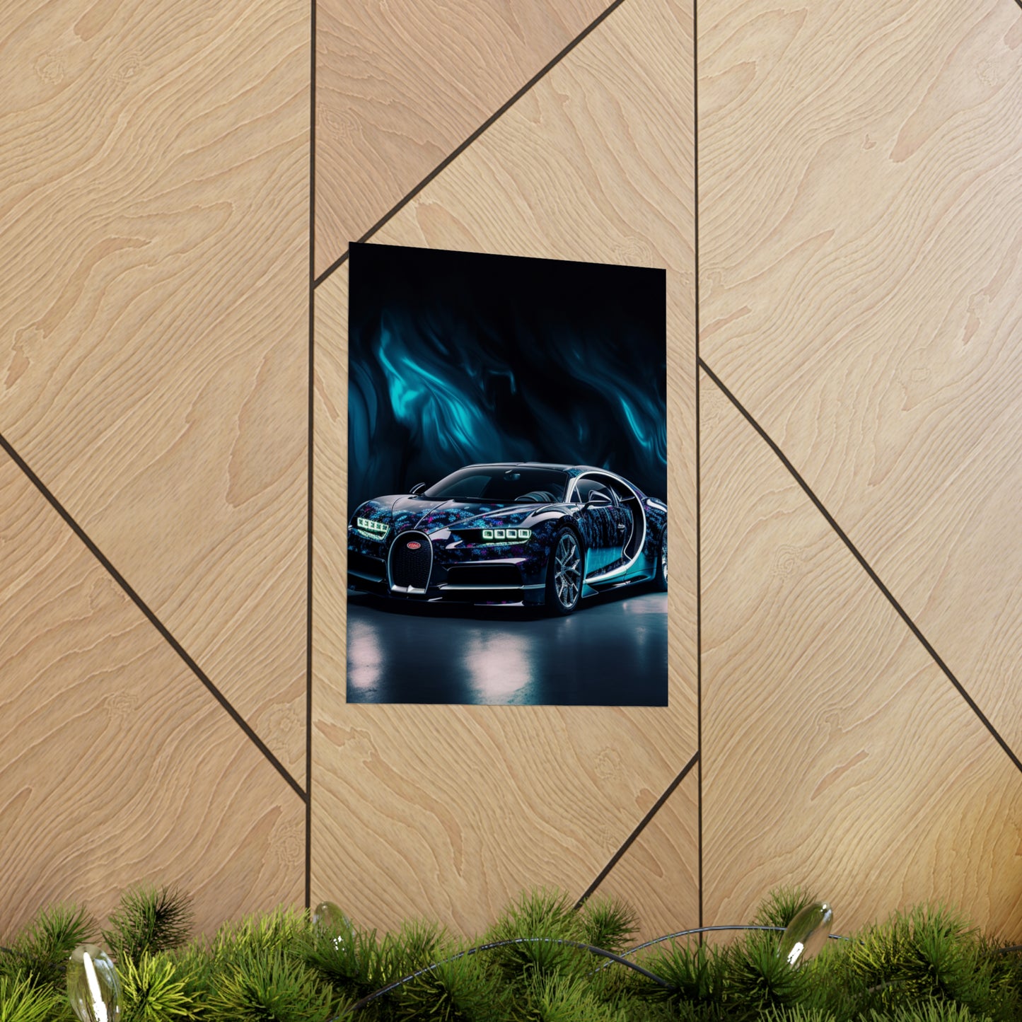 Premium Matte Vertical Posters Hyper Bugatti 1