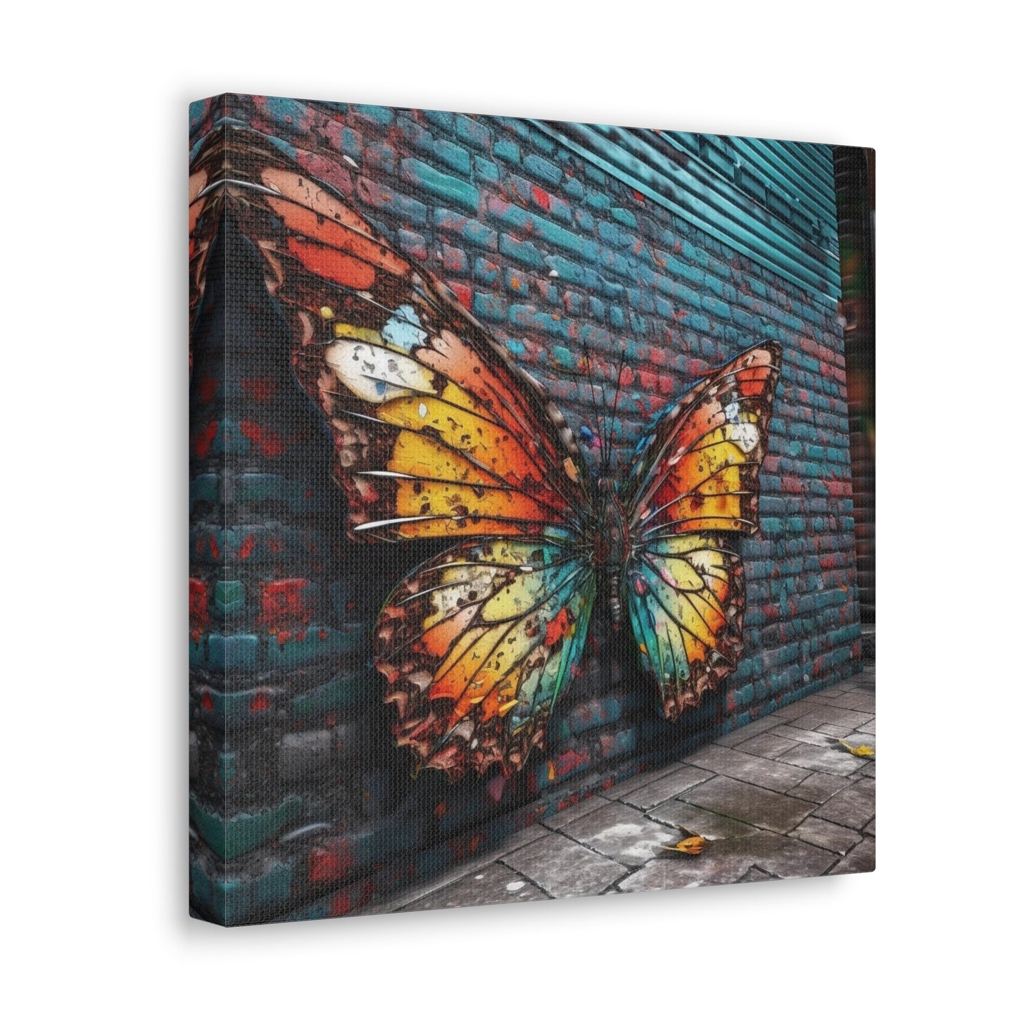 Canvas Gallery Wraps Liquid Street Butterfly 2