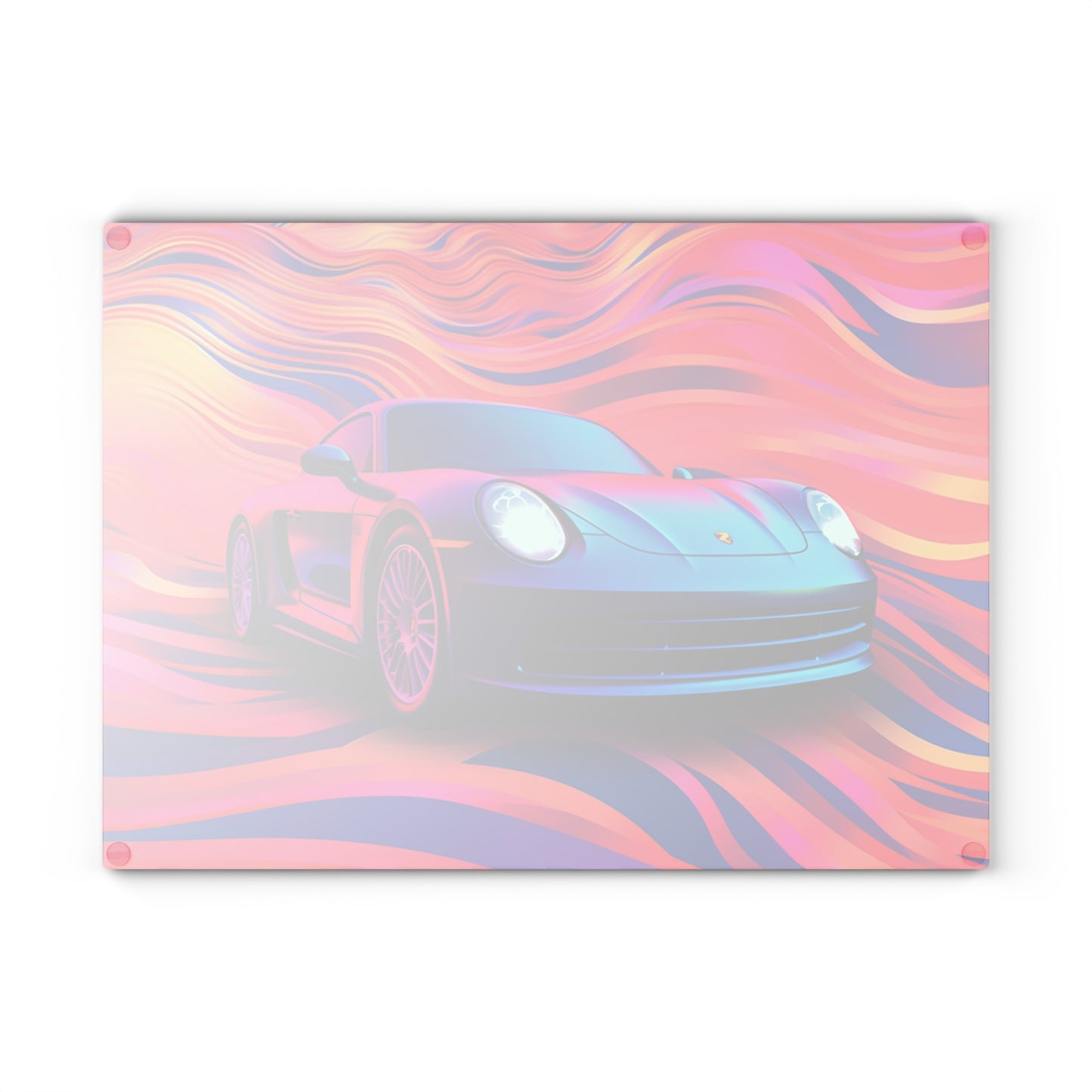 Glass Cutting Board Porsche Water Fusion 3