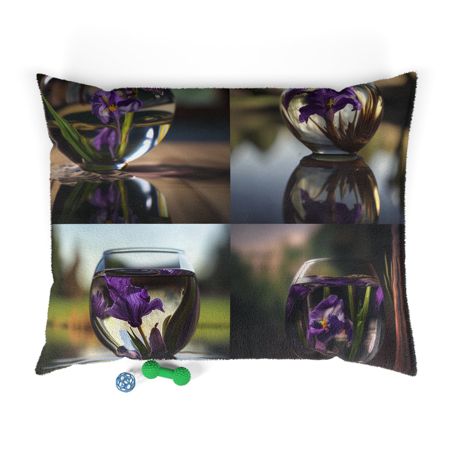 Pet Bed Purple Iris in a vase 5