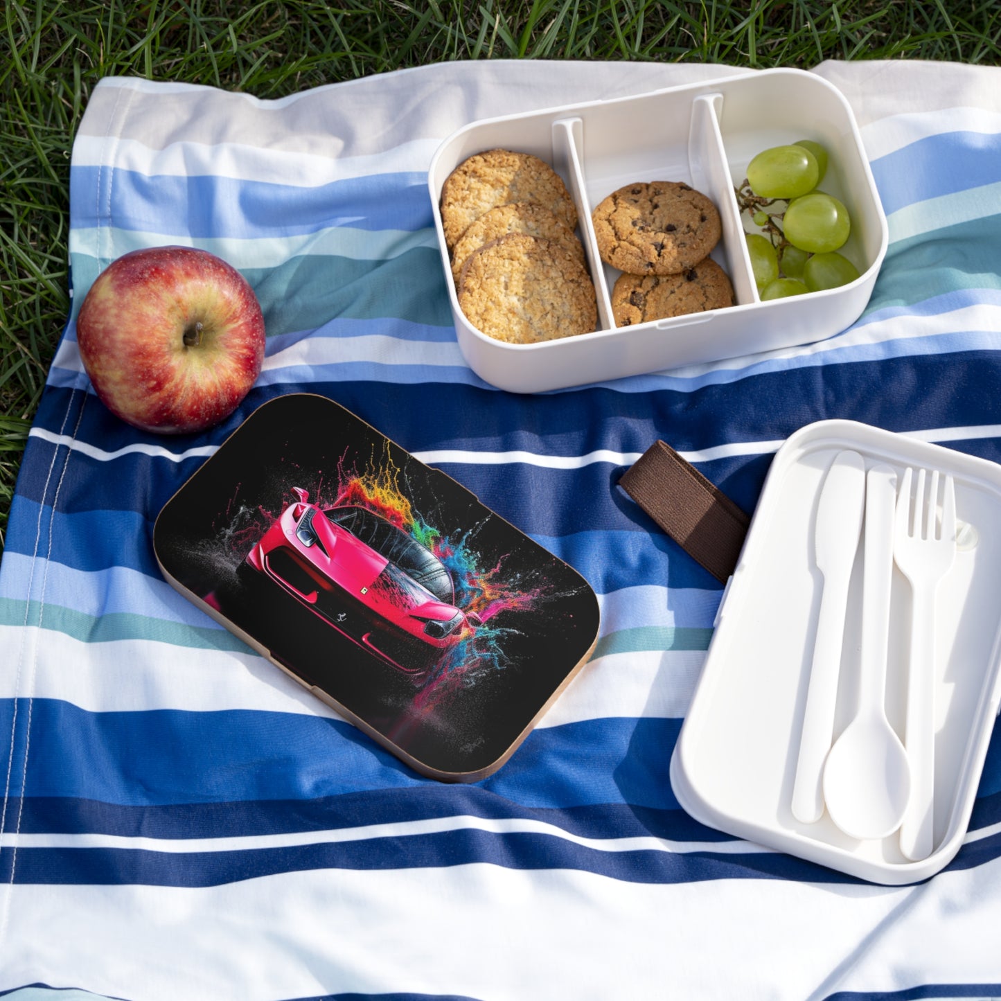 Bento Lunch Box Ferrari Water Splash 2