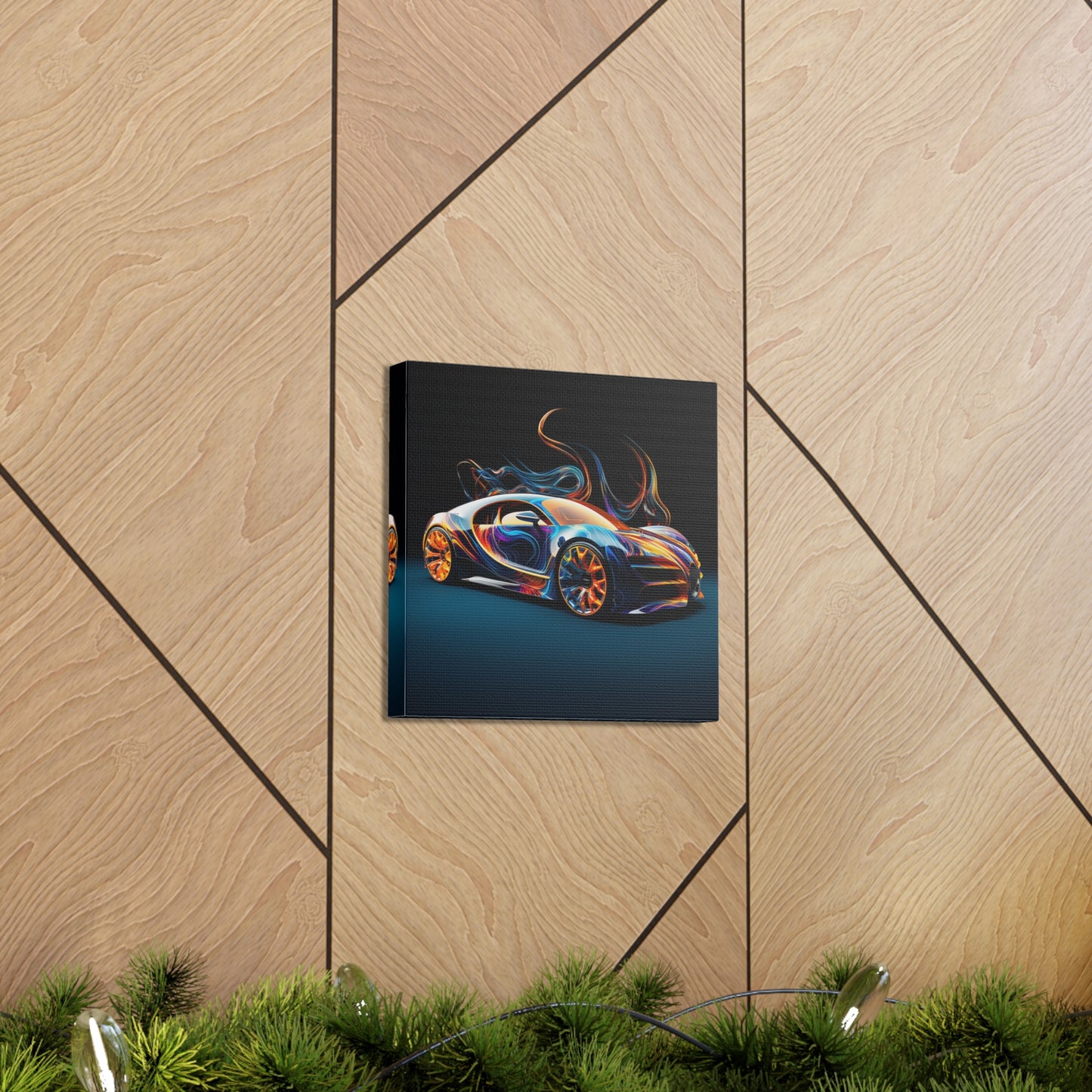 Canvas Gallery Wraps Bugatti Abstract Flair 2