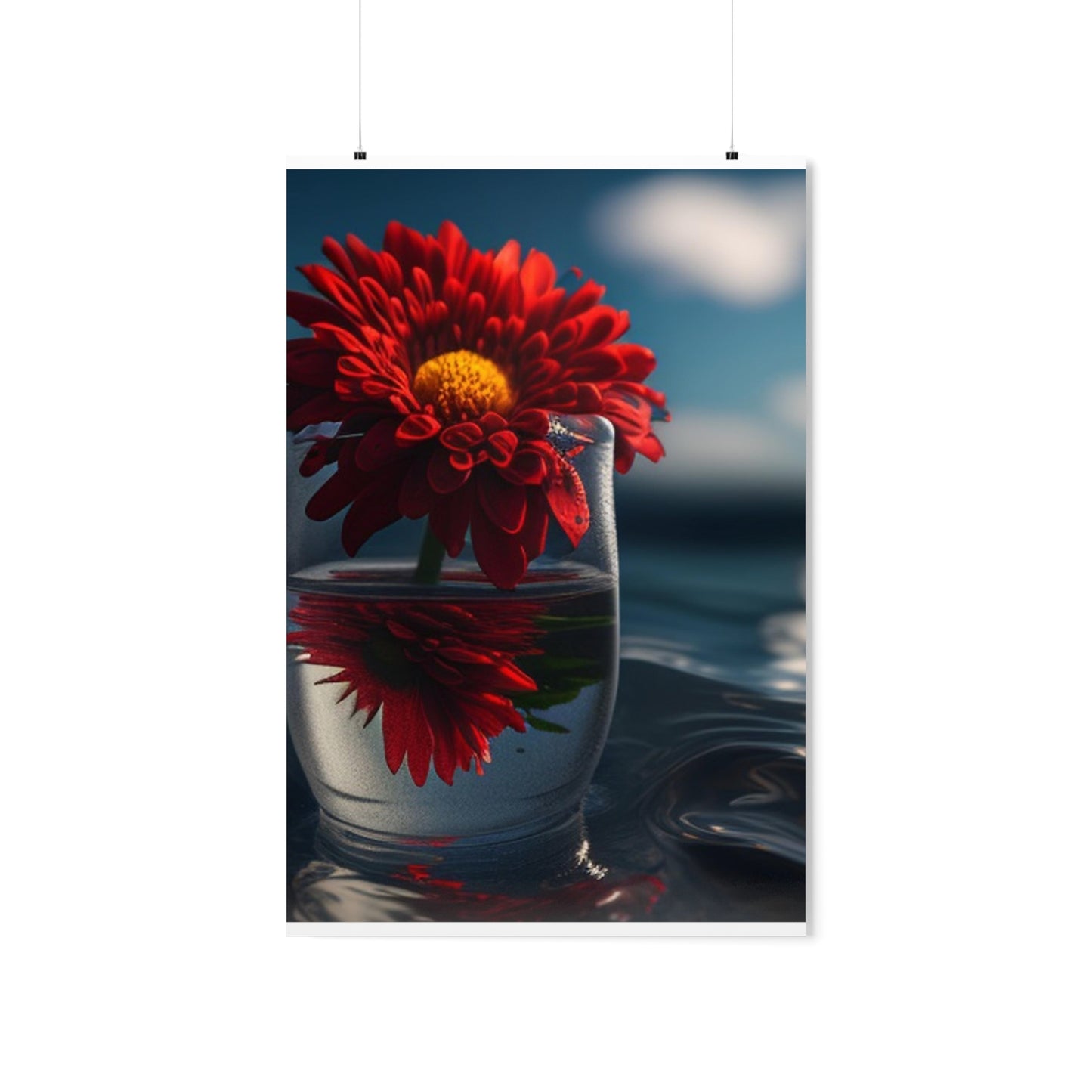 Premium Matte Vertical Posters Chrysanthemum 3