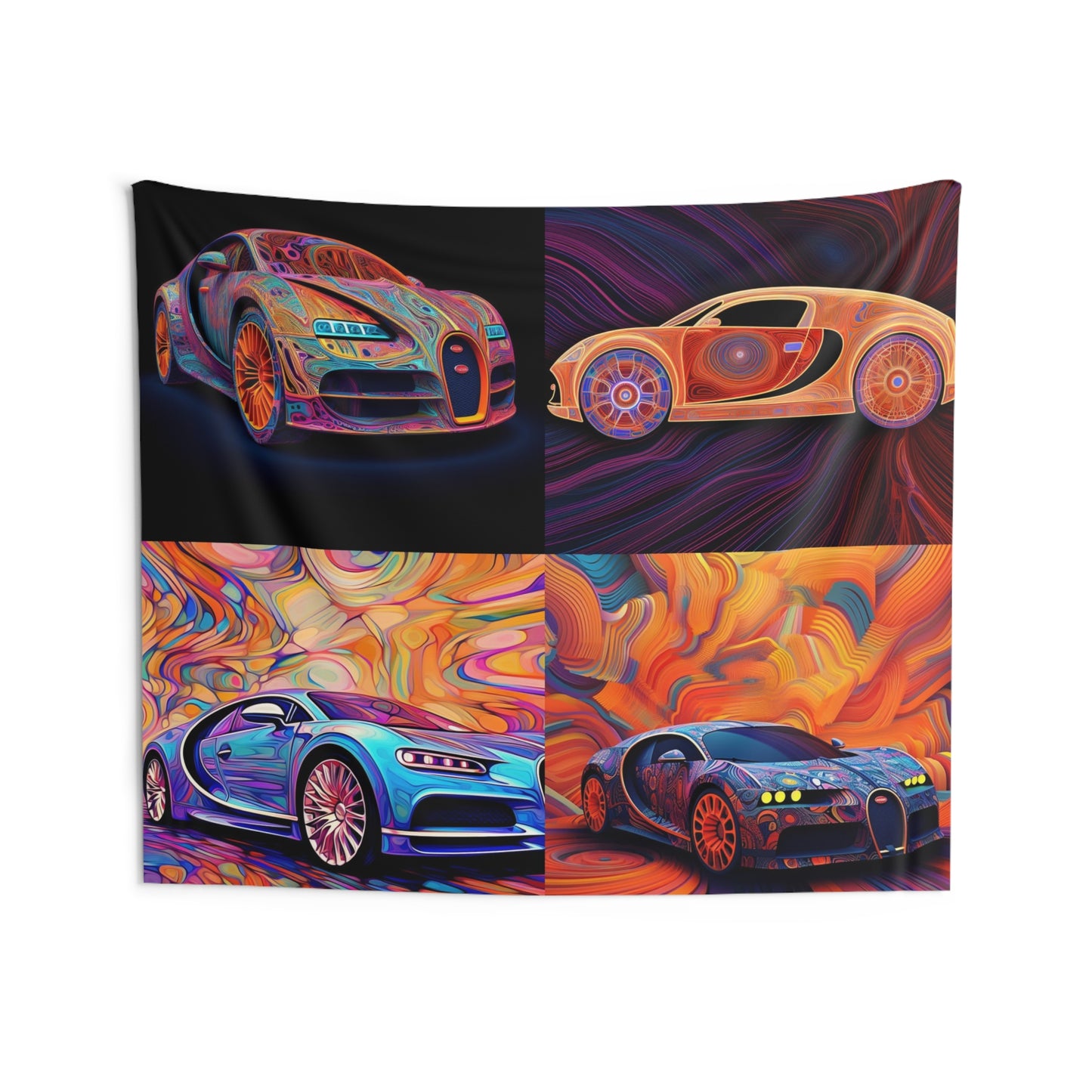 Indoor Wall Tapestries Bugatti Abstract Concept 5