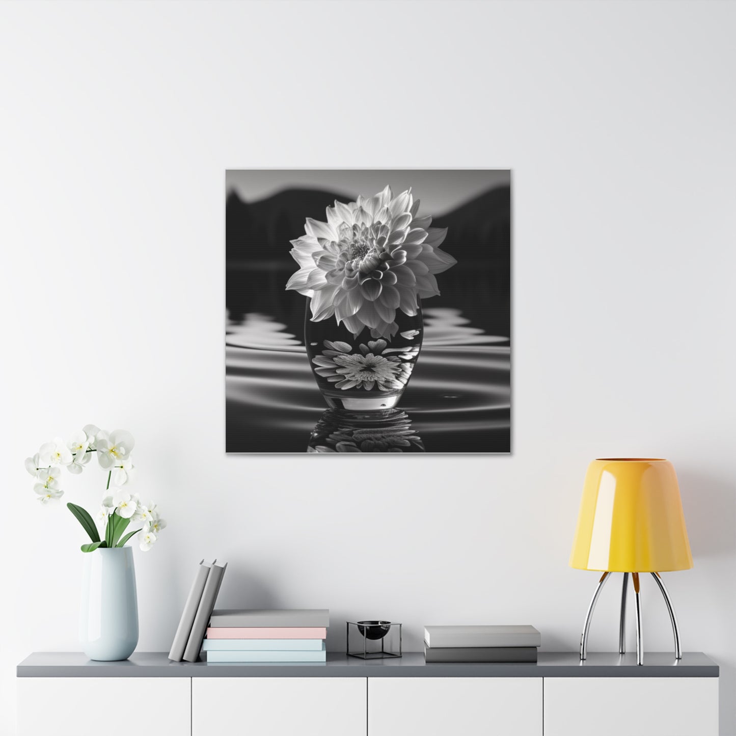 Canvas Gallery Wraps White Dahlia 4