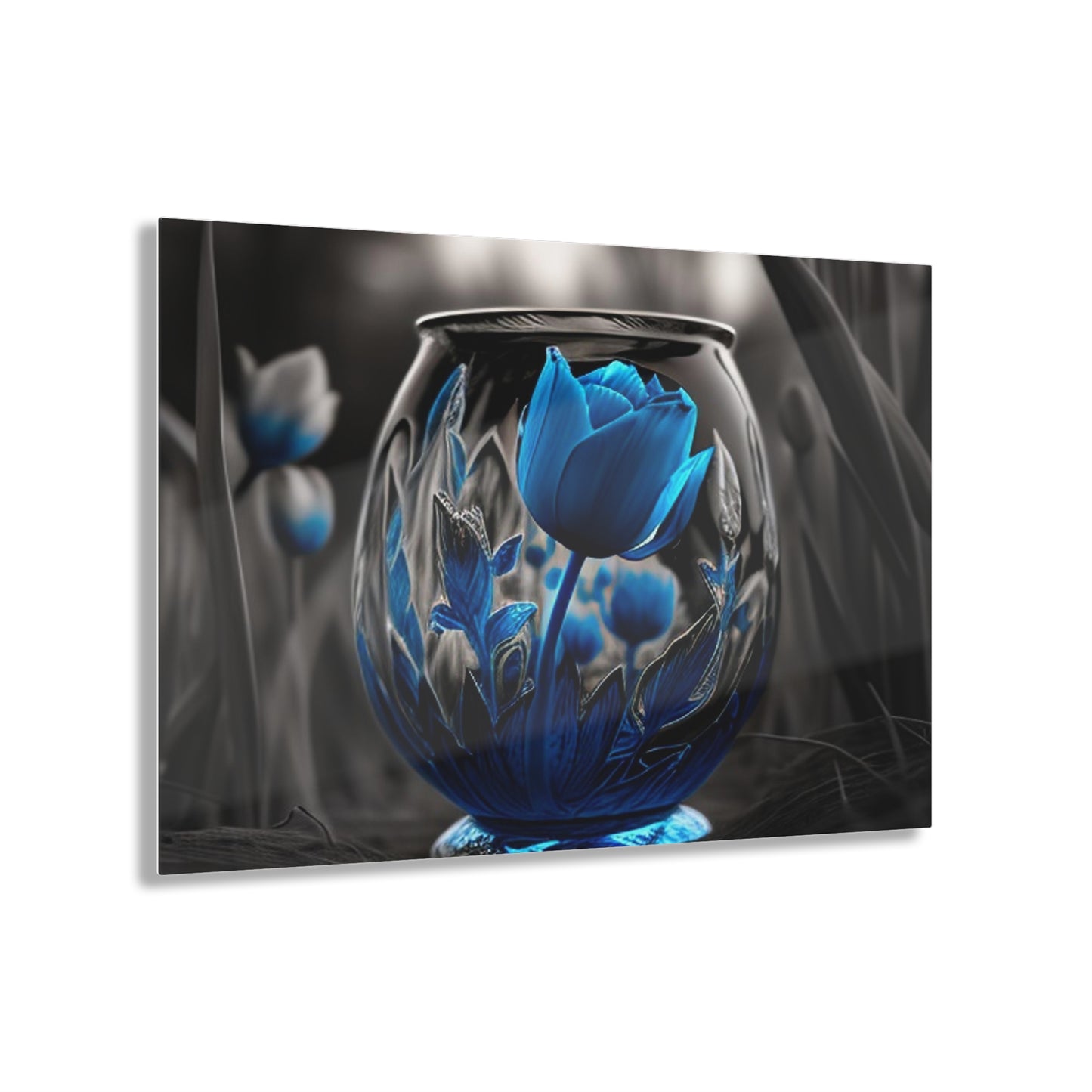 Acrylic Prints Tulip Blue 2