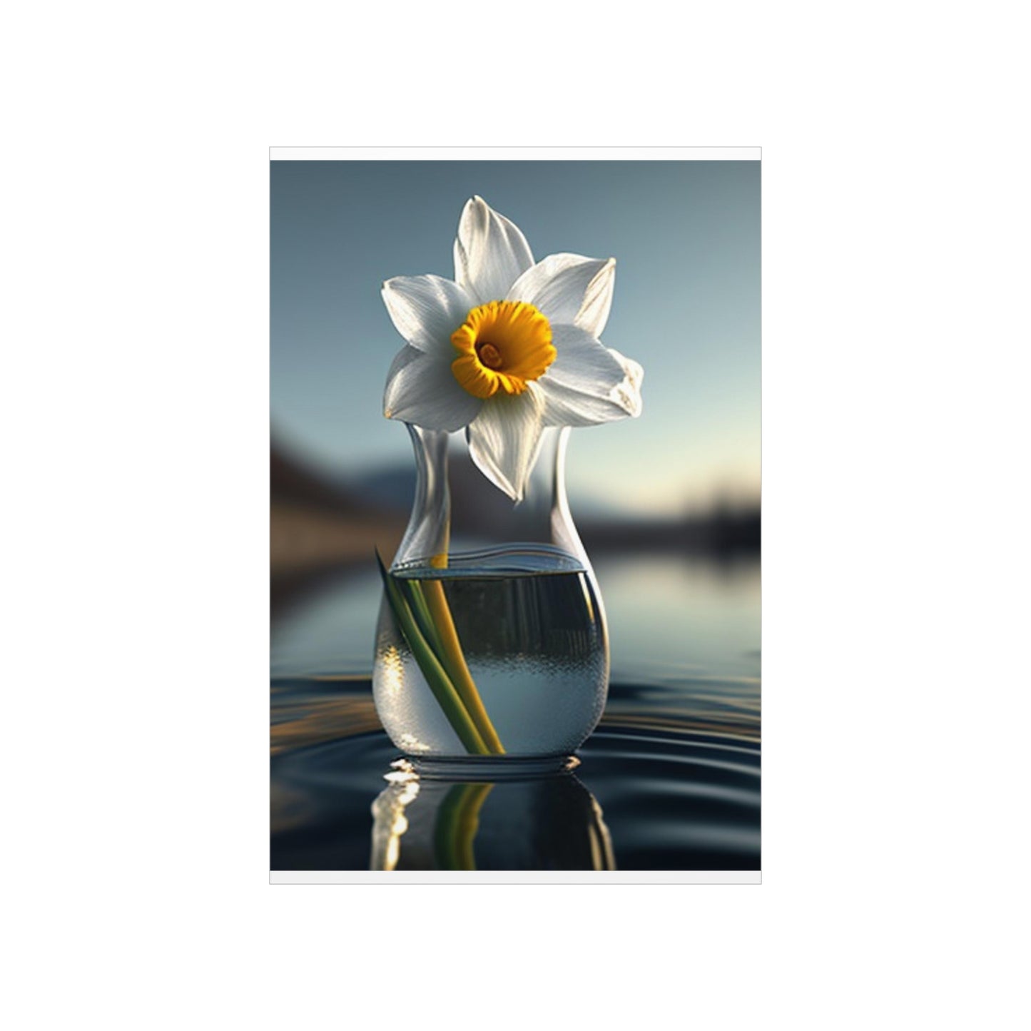 Premium Matte Vertical Posters Daffodil 3