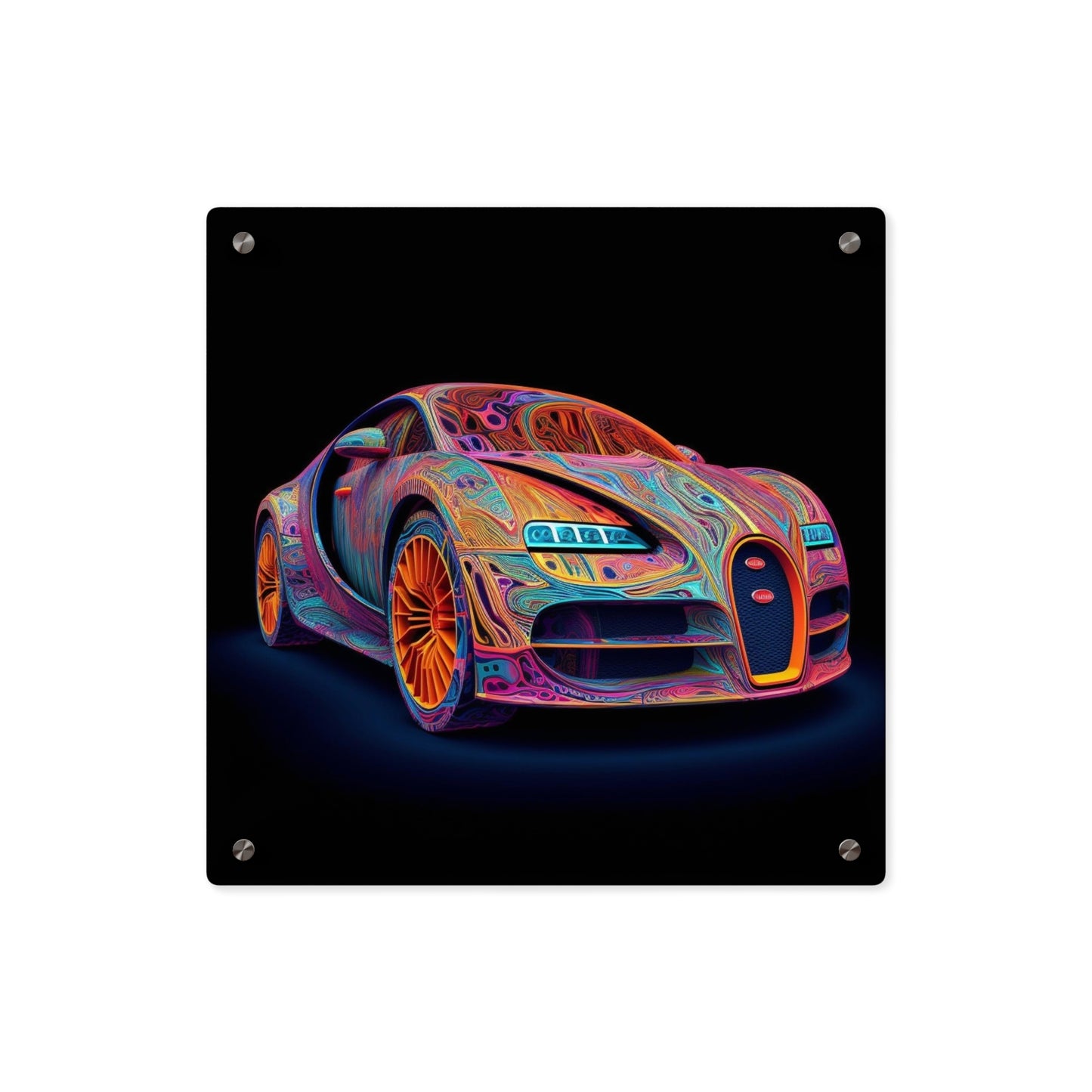 Acrylic Wall Art Panels Bugatti Abstract Concept 1