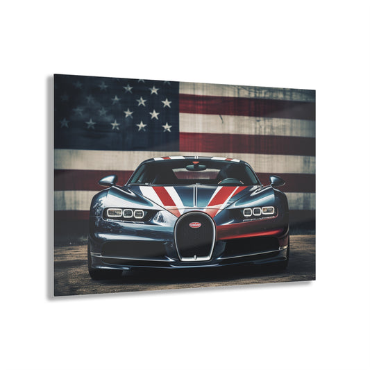 Acrylic Prints Bugatti Flag 2