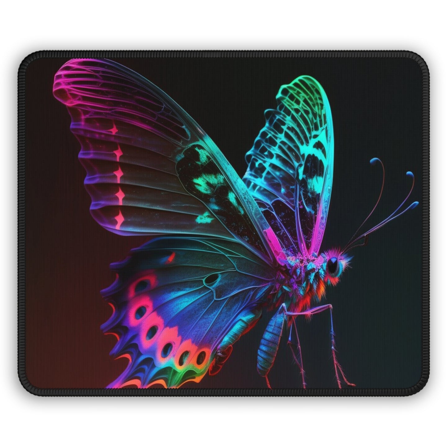 Gaming Mouse Pad  Raw Hyper Color Butterfly 1