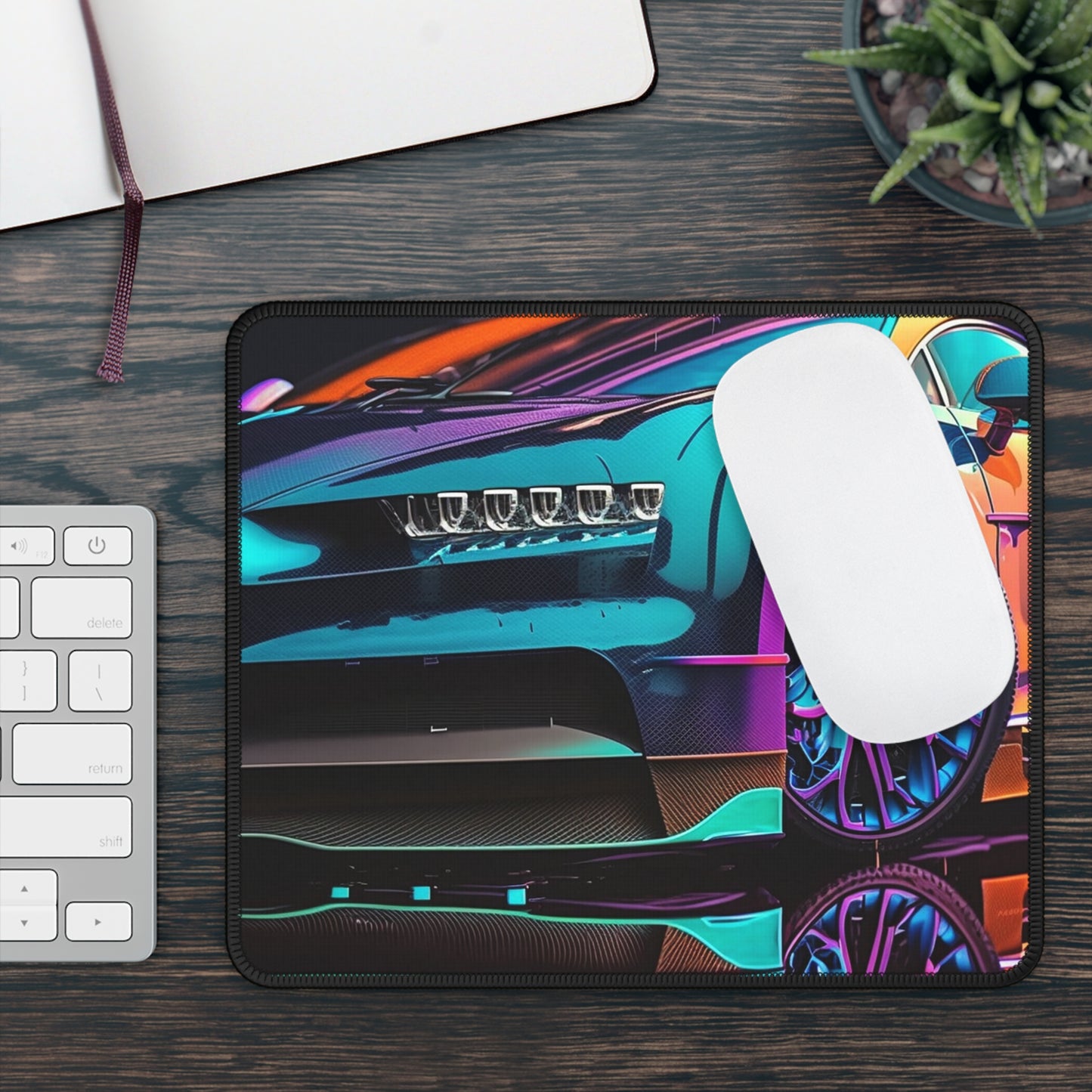 Gaming Mouse Pad  Bugatti Neon Chiron 1