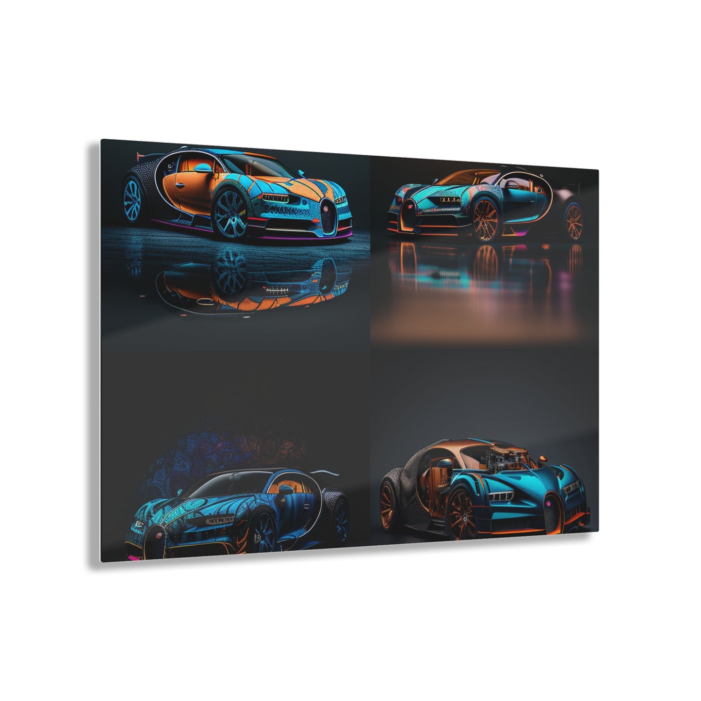 Acrylic Prints Bugatti Blue 5