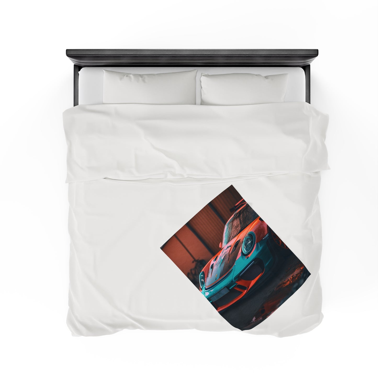 Velveteen Plush Blanket porsche 911 gt3 3