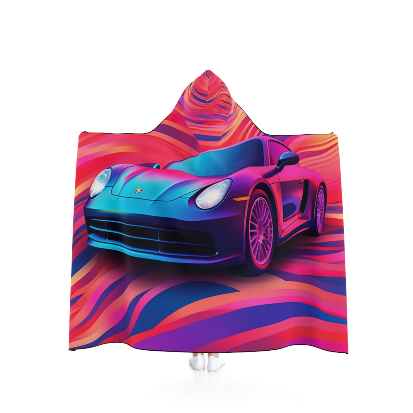 Hooded Blanket Porsche Water Fusion 3