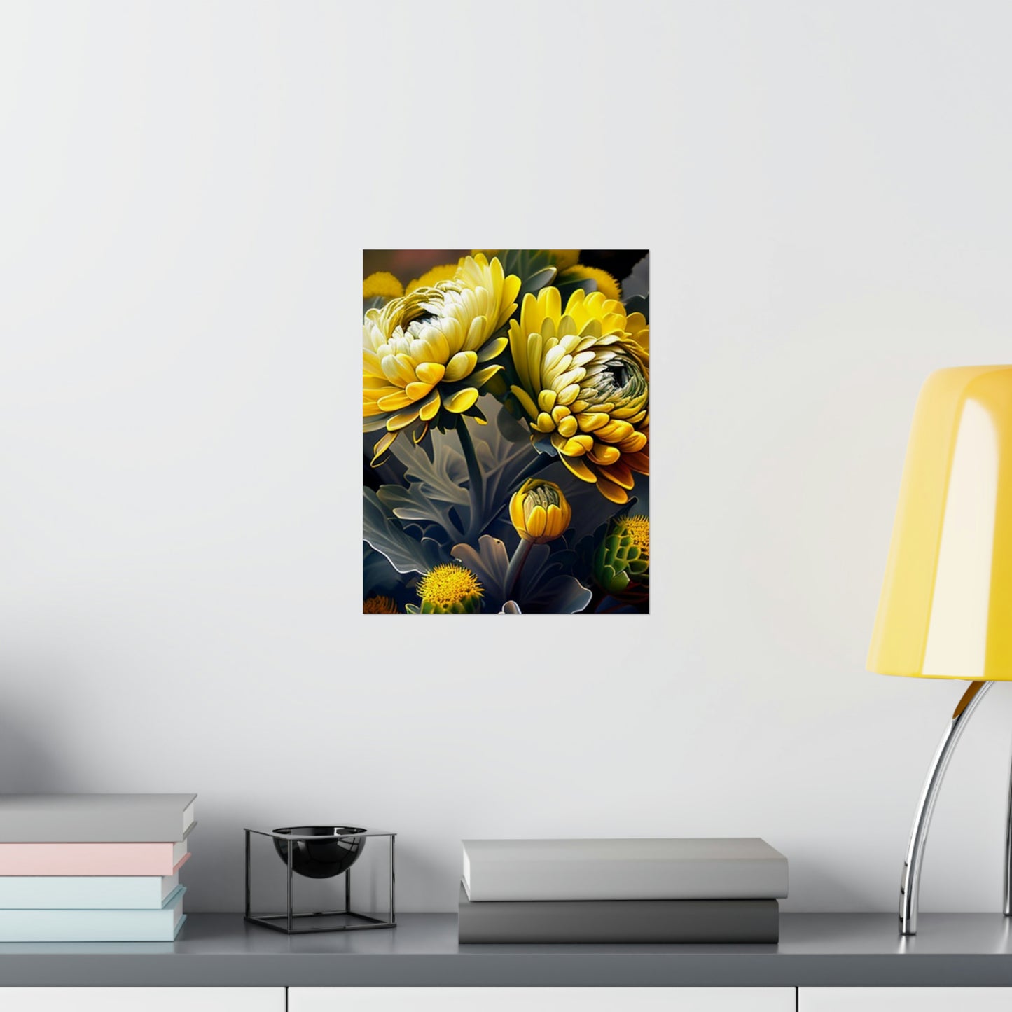 Premium Matte Vertical Posters Yellow Hermosas Flores Amarillas 2