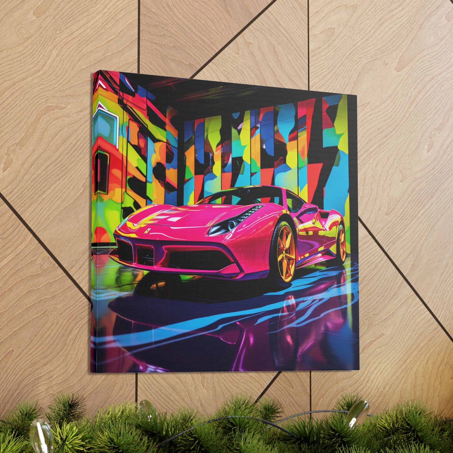 Canvas Gallery Wraps Ferrari Flair Macro 1