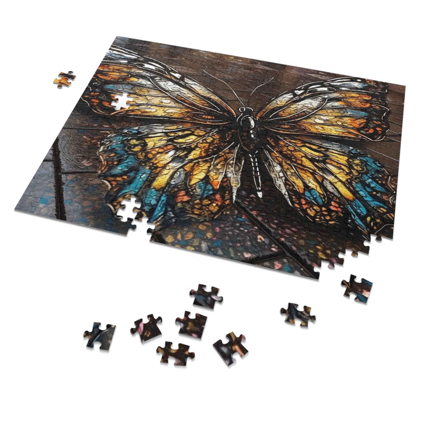 Jigsaw Puzzle (30, 110, 252, 500,1000-Piece) Water Butterfly Street 1