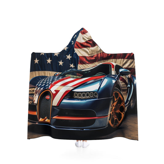 Hooded Blanket Bugatti Flag American 4