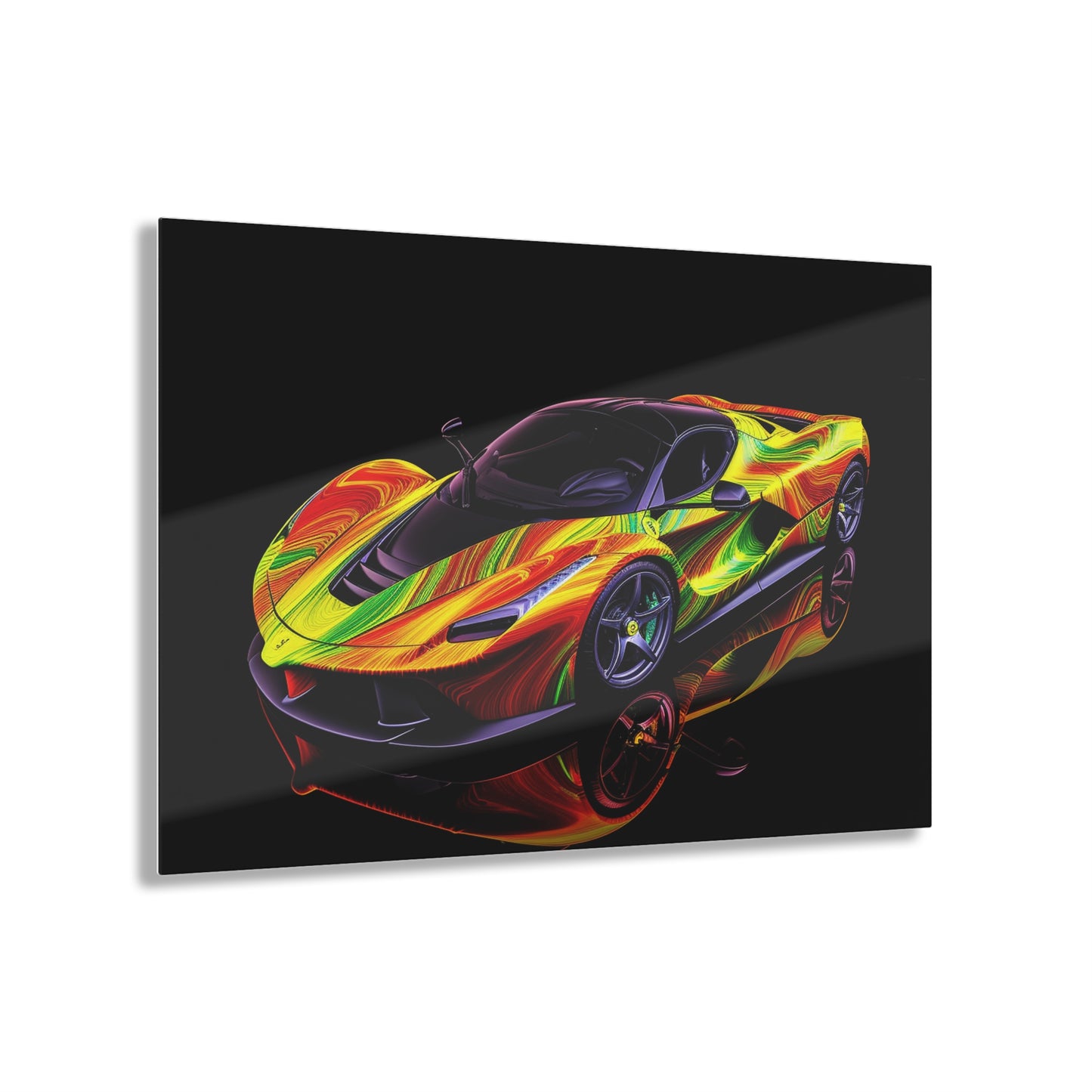 Acrylic Prints Ferrari Neon 4