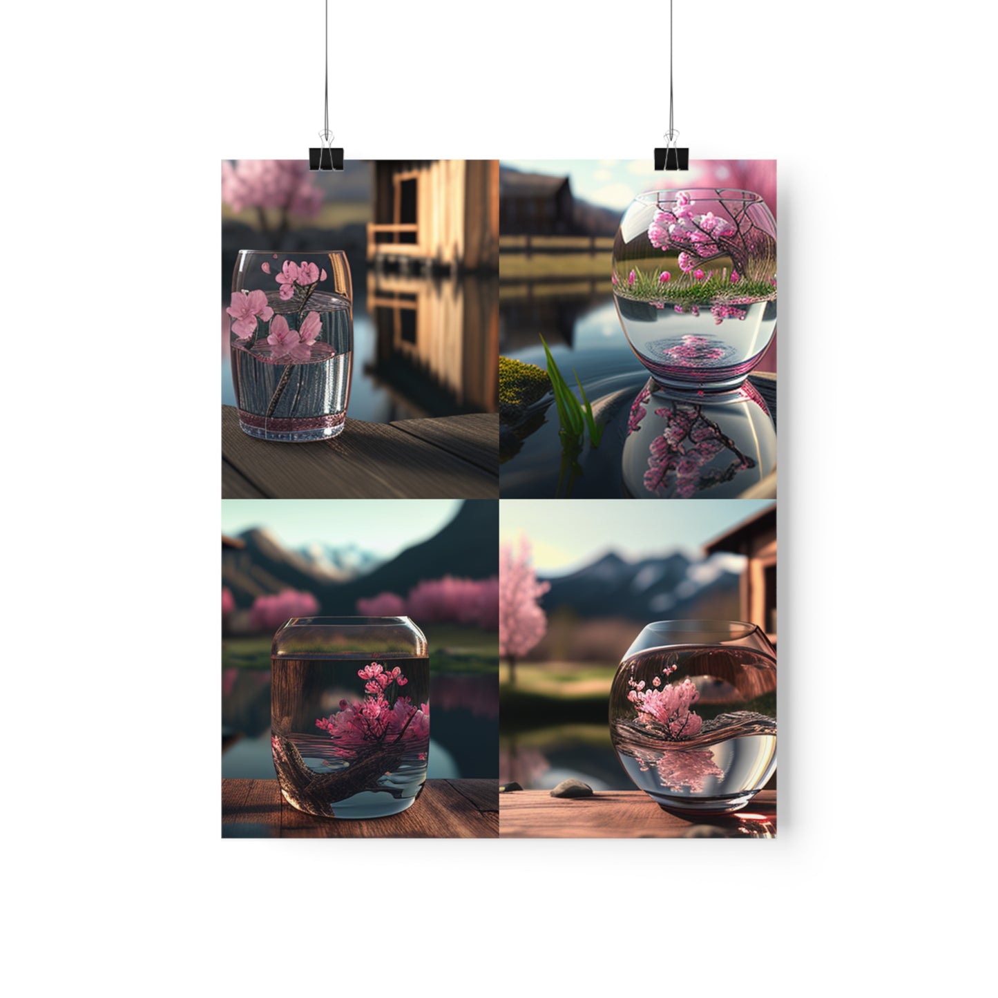 Premium Matte Vertical Posters Cherry Blossom 5