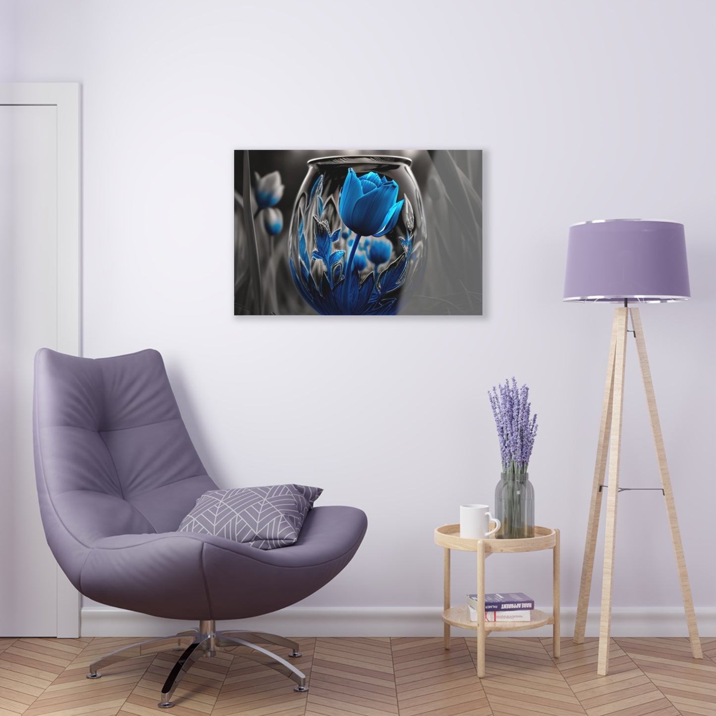 Acrylic Prints Tulip Blue 2