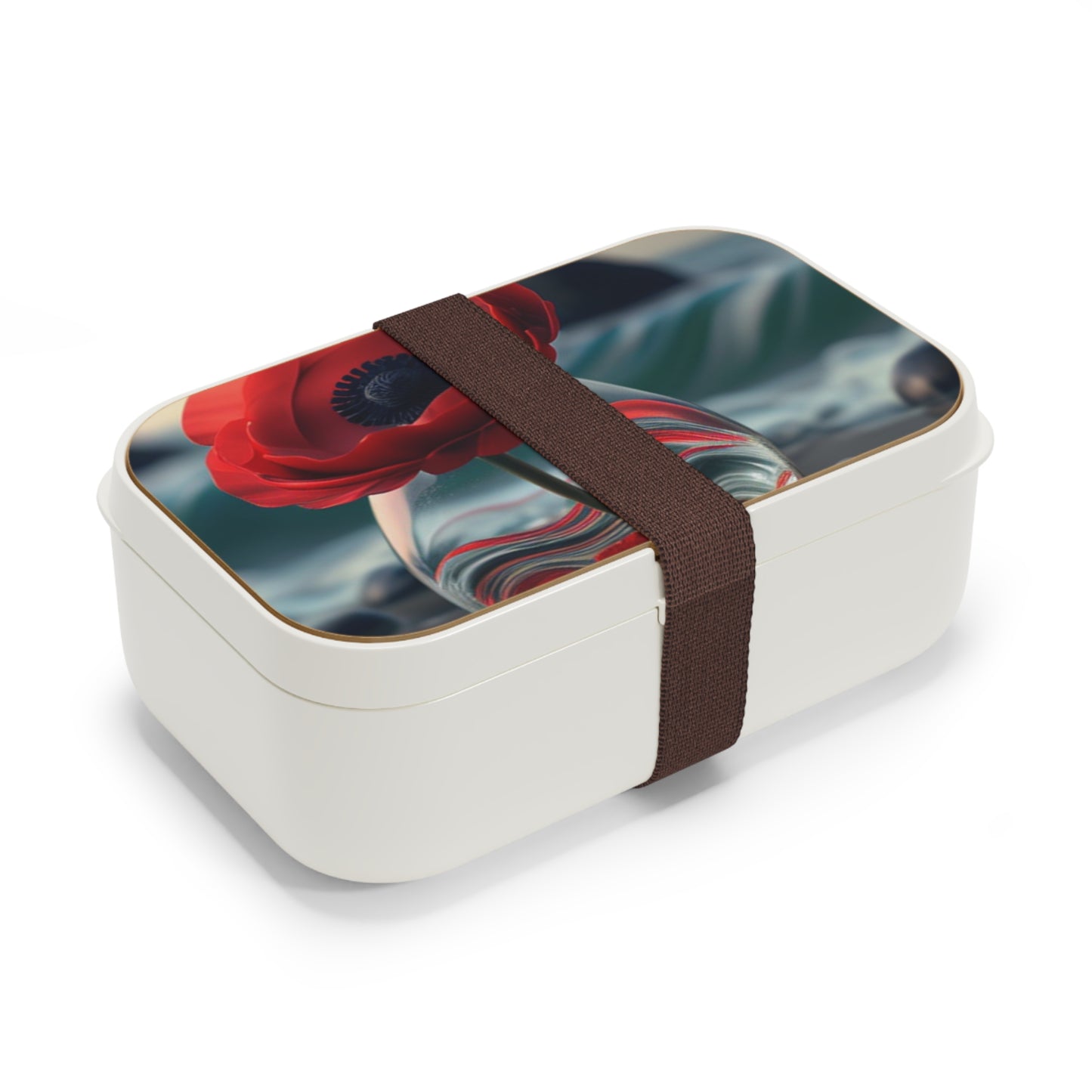 Bento Lunch Box Red Anemone in a Vase 1