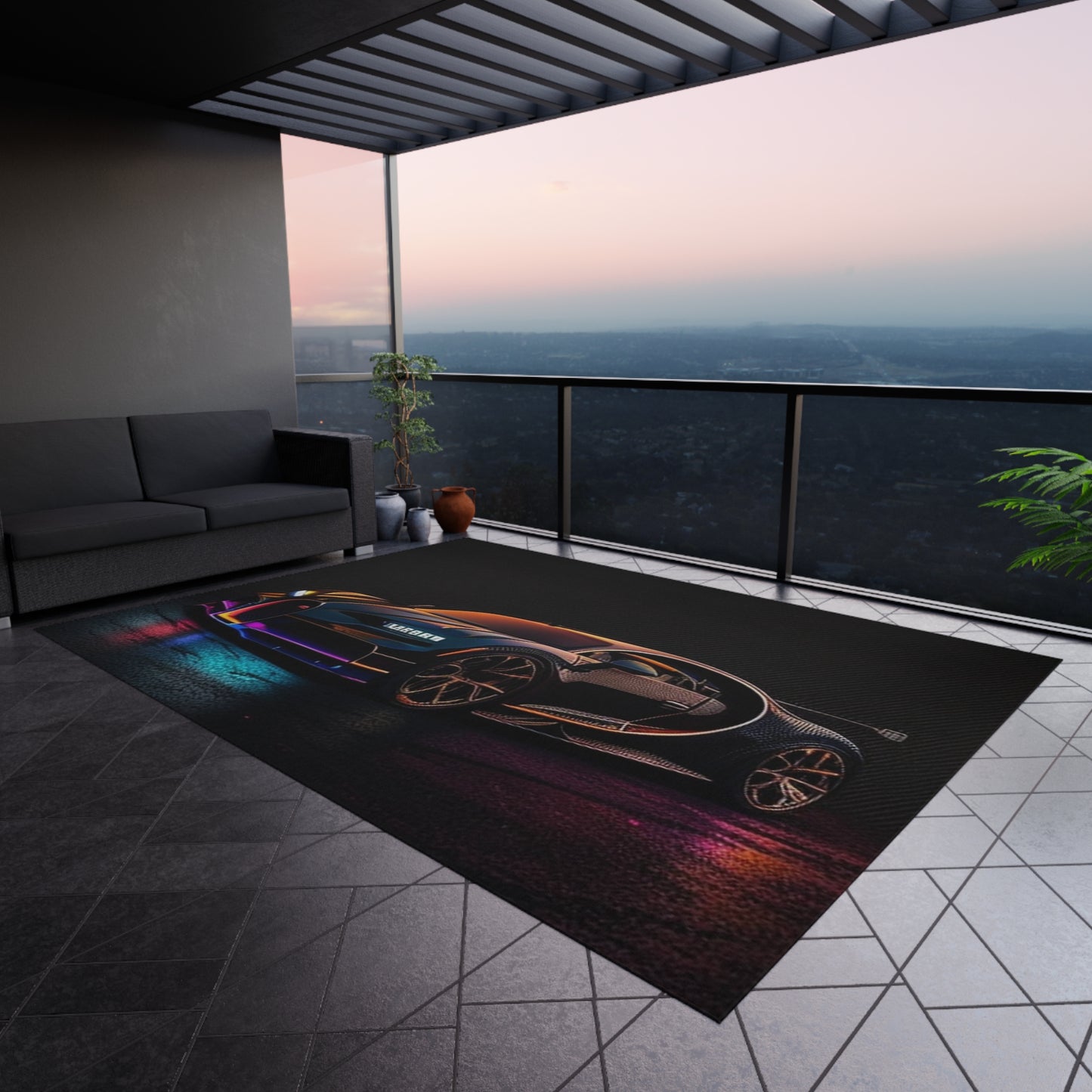 Outdoor Rug  Bugatti Chiron Super 4