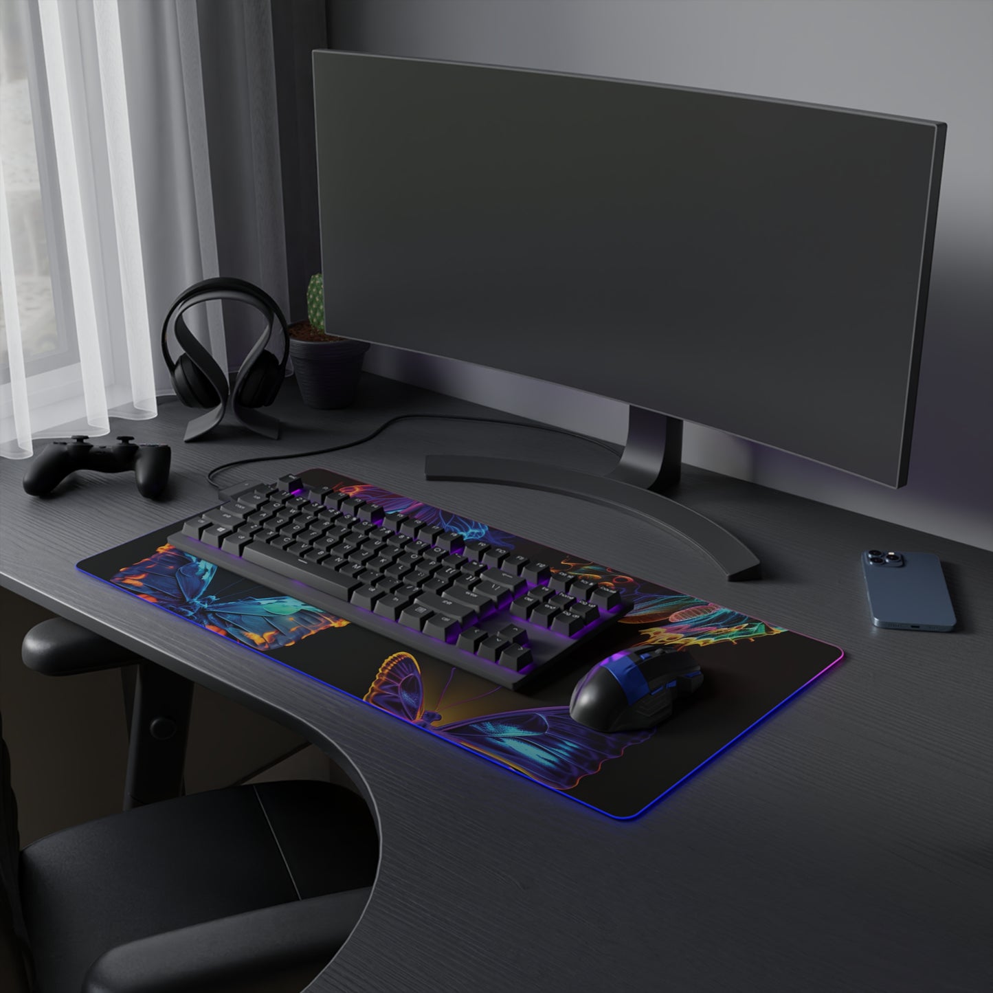 LED Gaming Mouse Pad Thermal Butterfly 5