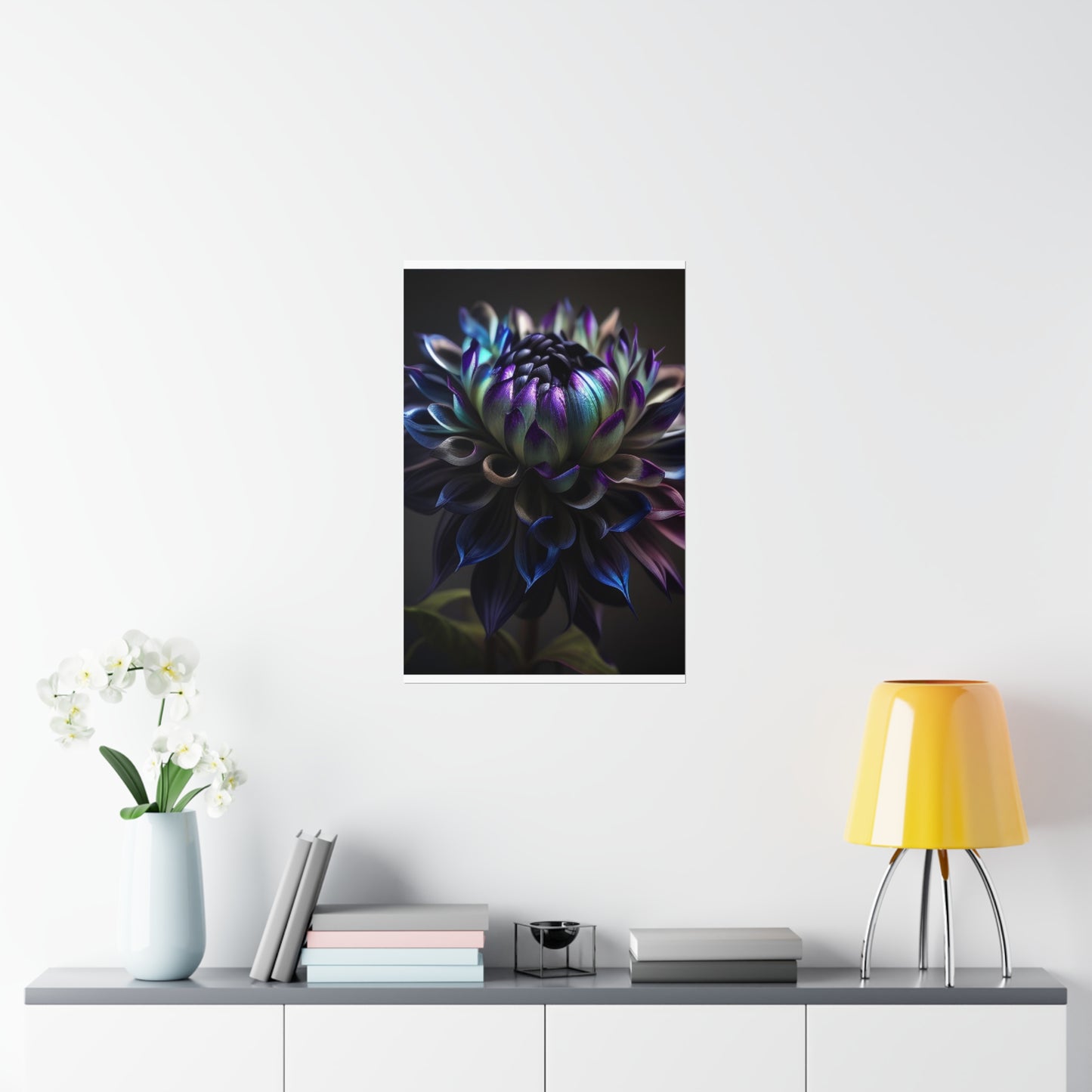 Premium Matte Vertical Posters Dahlia Purple 4