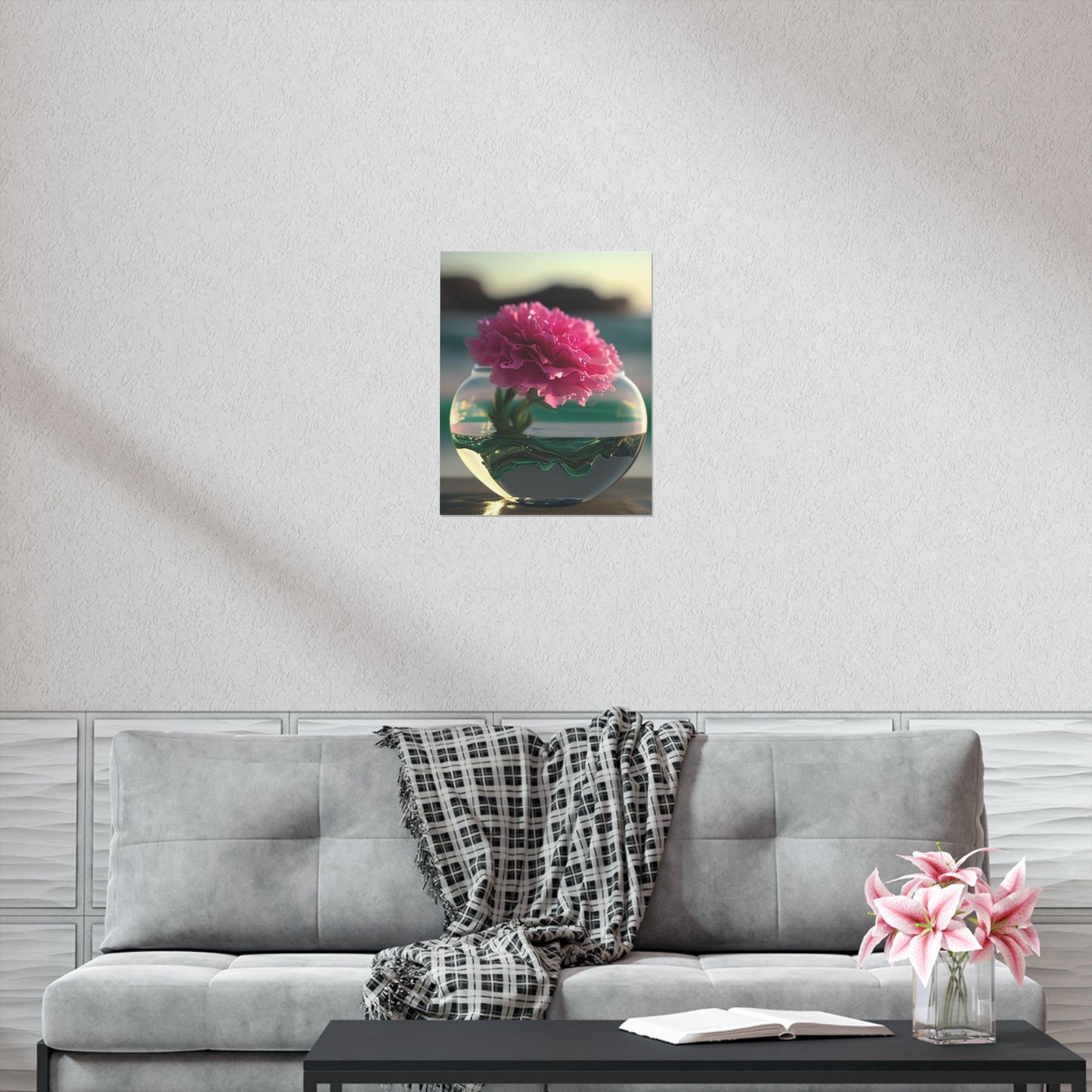 Premium Matte Vertical Posters Carnation 3