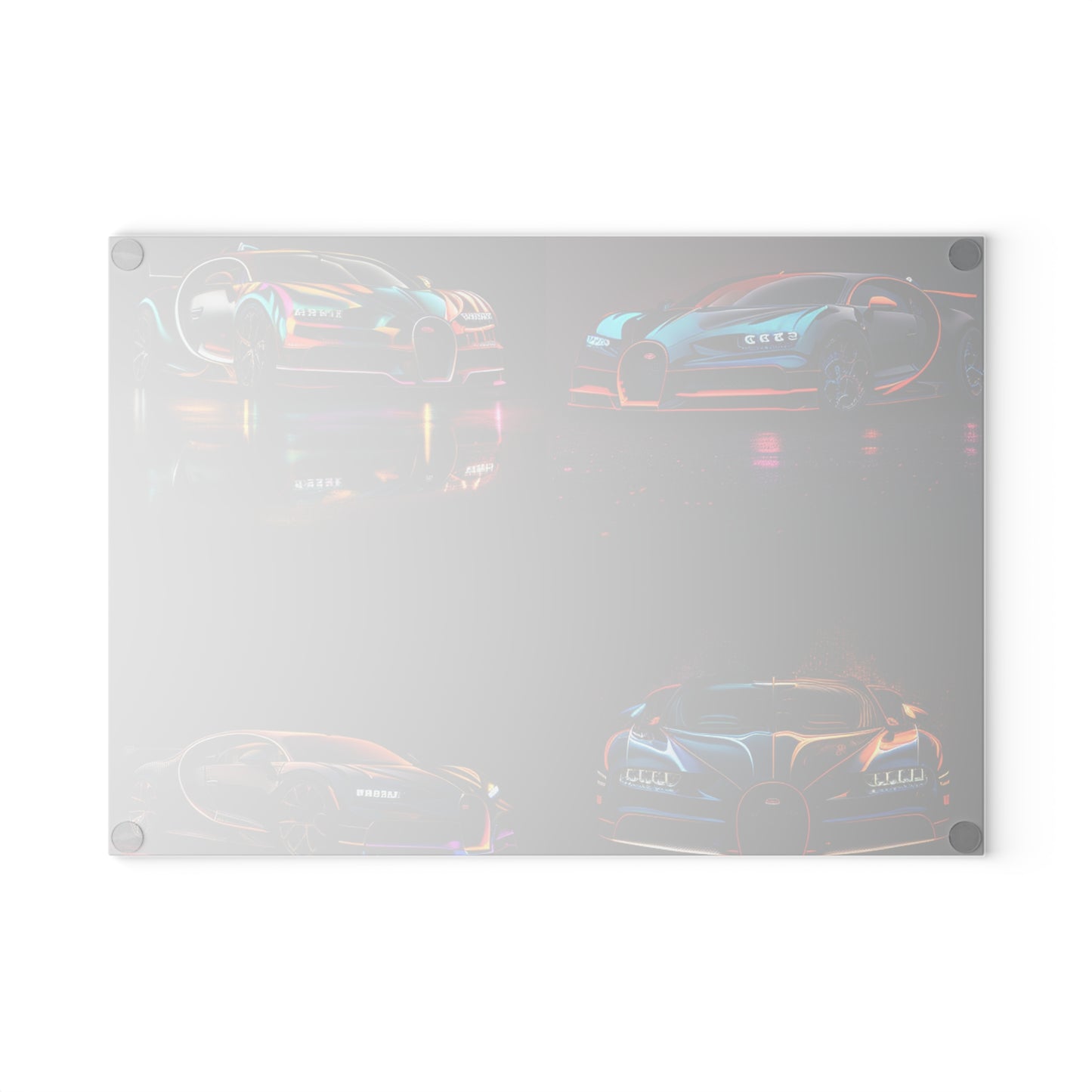 Glass Cutting Board Bugatti Chiron Super 5