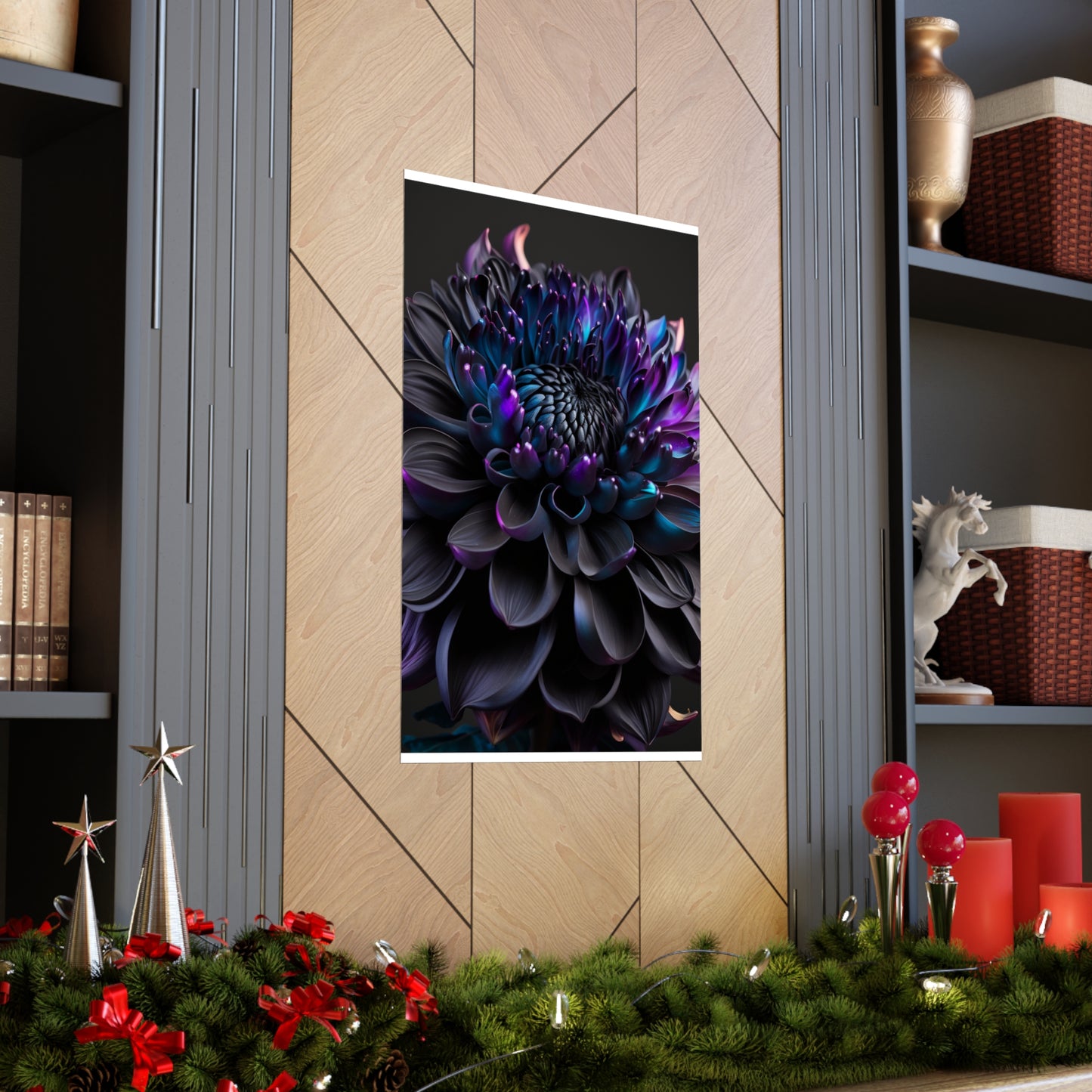 Premium Matte Vertical Posters Dahlia Purple 2