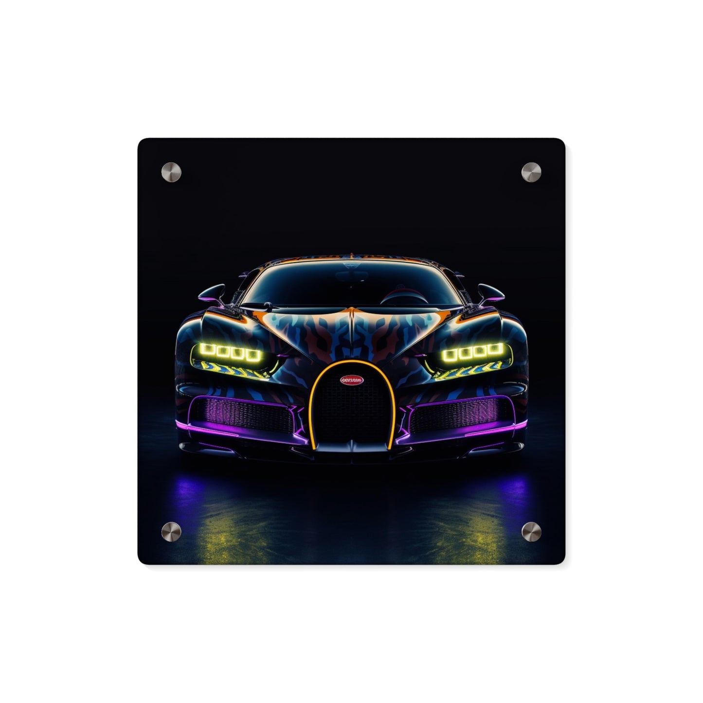 Acrylic Wall Art Panels Hyper Bugatti Chiron 3