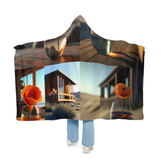 Snuggle Hooded Blanket Poppy in a Glass Vase 5