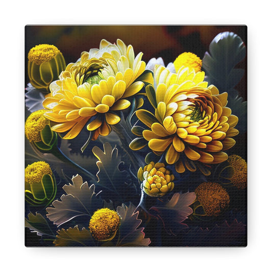 Canvas Gallery Wraps Yellow Hermosas Flores Amarillas 3
