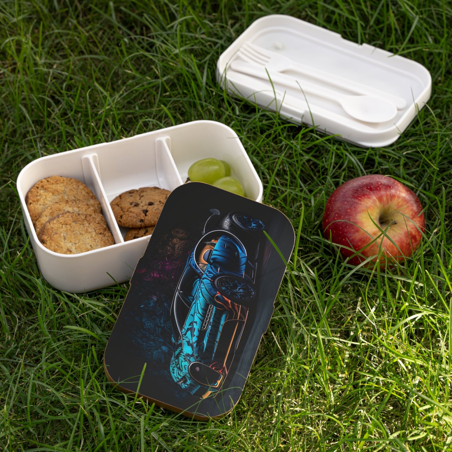 Bento Lunch Box Bugatti Blue 3