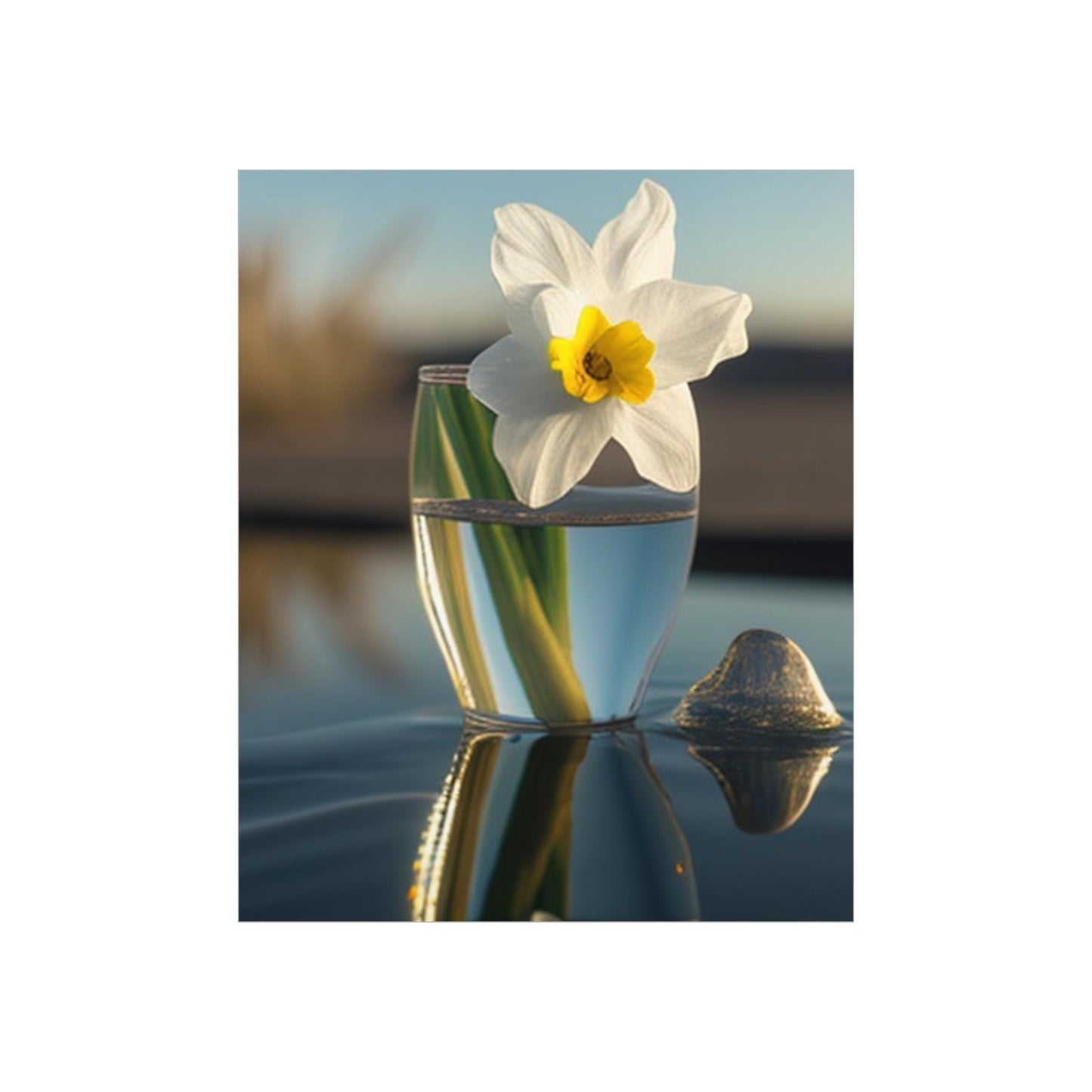 Premium Matte Vertical Posters Daffodil 4