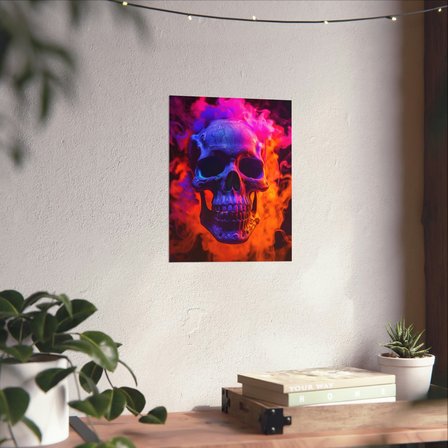 Premium Matte Vertical Posters Macro Skull 4