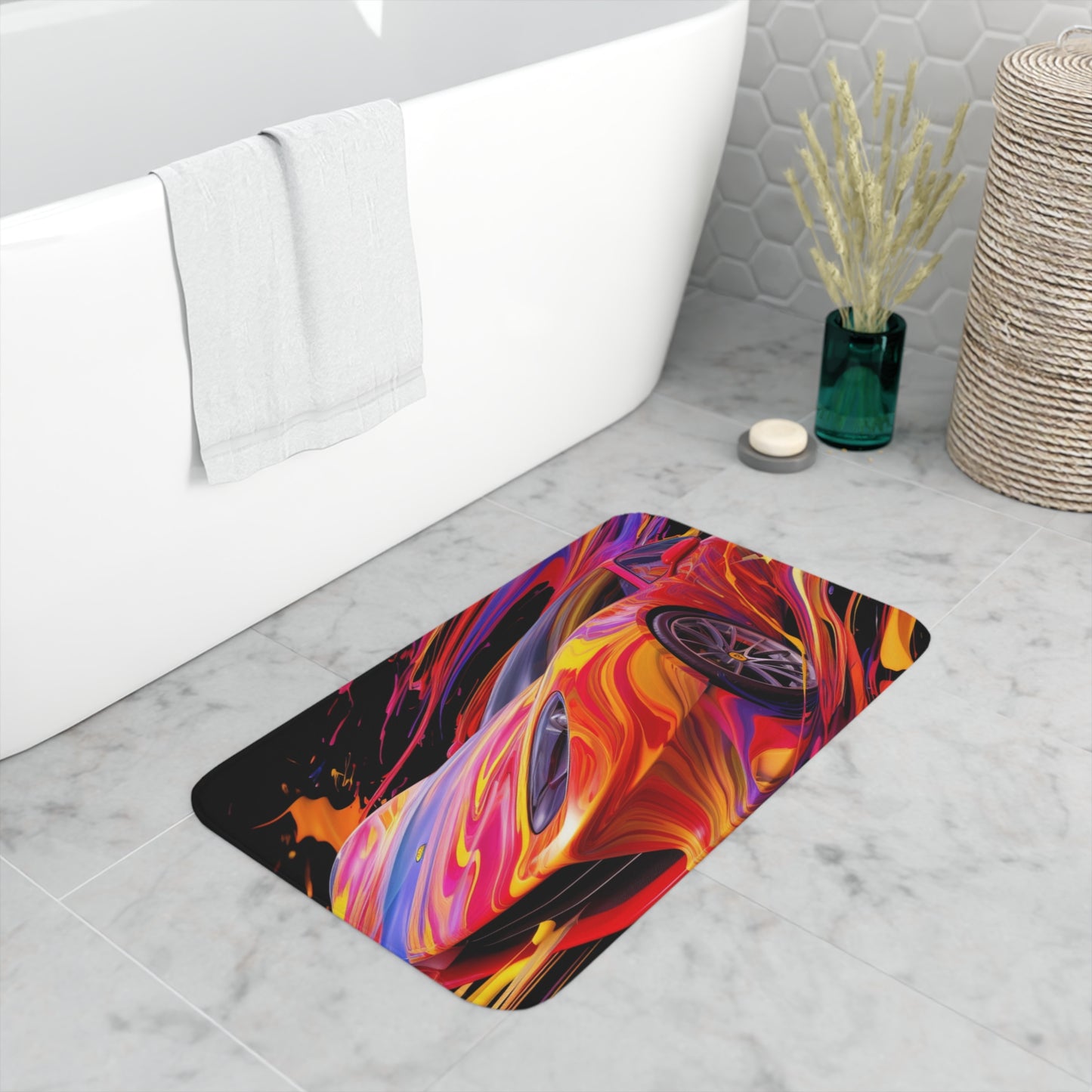 Memory Foam Bath Mat Ferrari Water Fusion 2