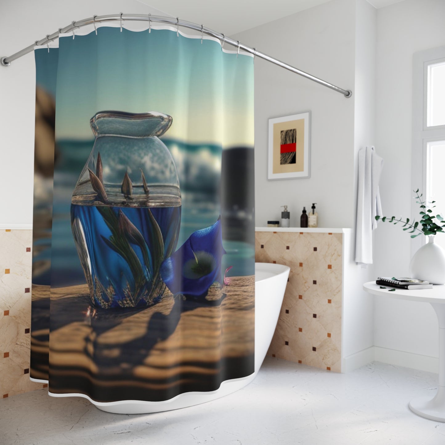 Polyester Shower Curtain The Bluebell 4