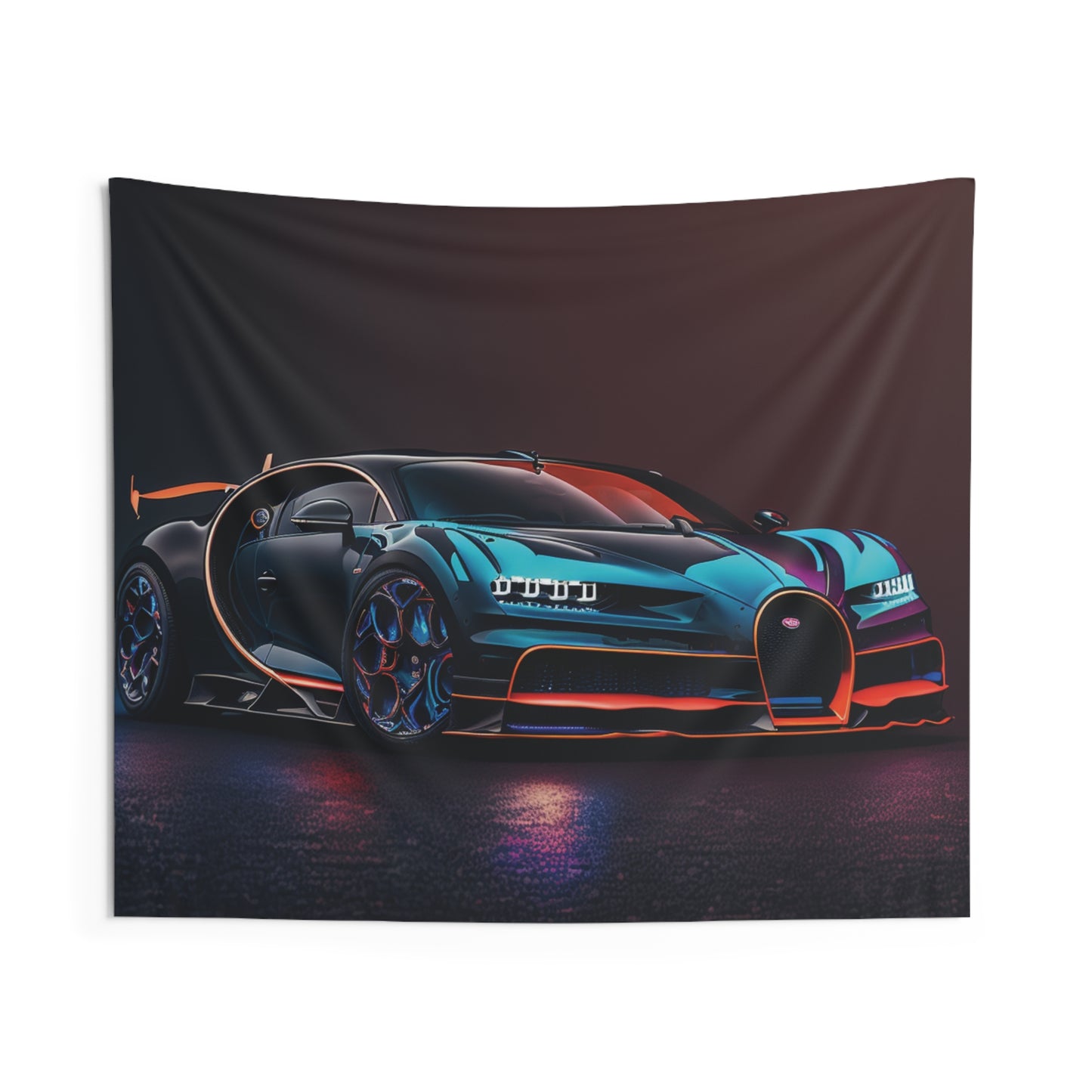 Indoor Wall Tapestries Bugatti Chiron Super 1